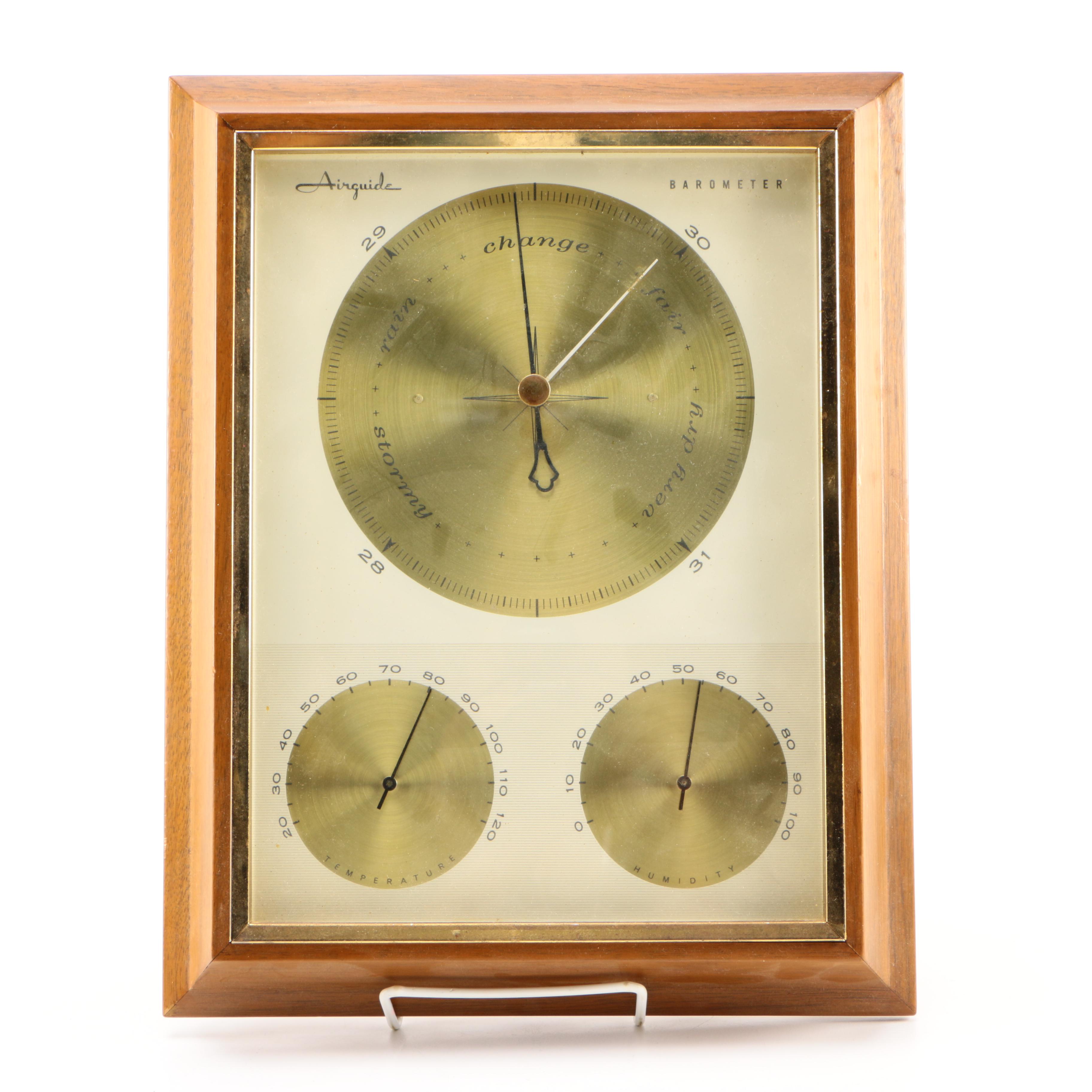 Mid-Century Airguide Wall Barometer