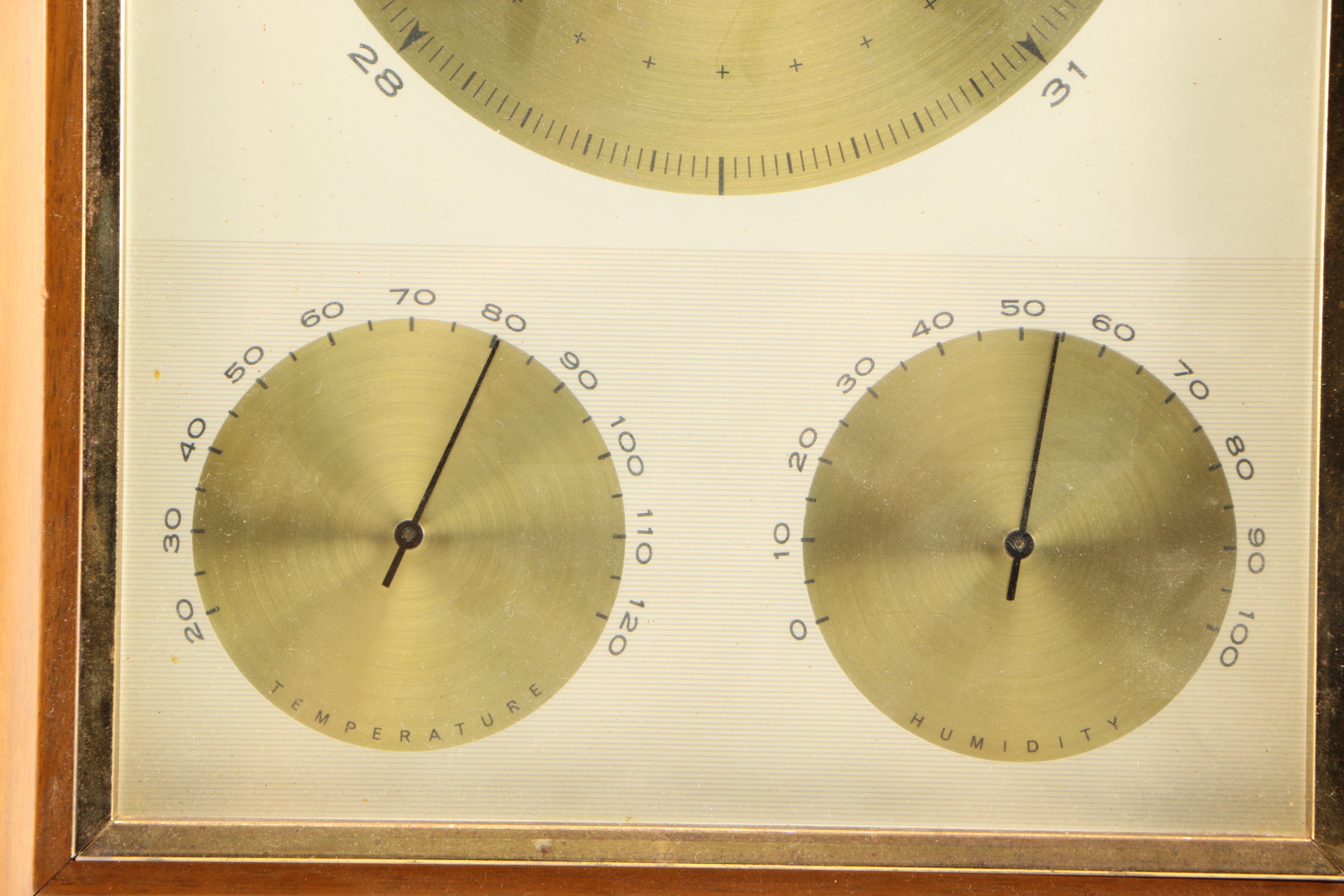 Mid-Century Airguide Wall Barometer