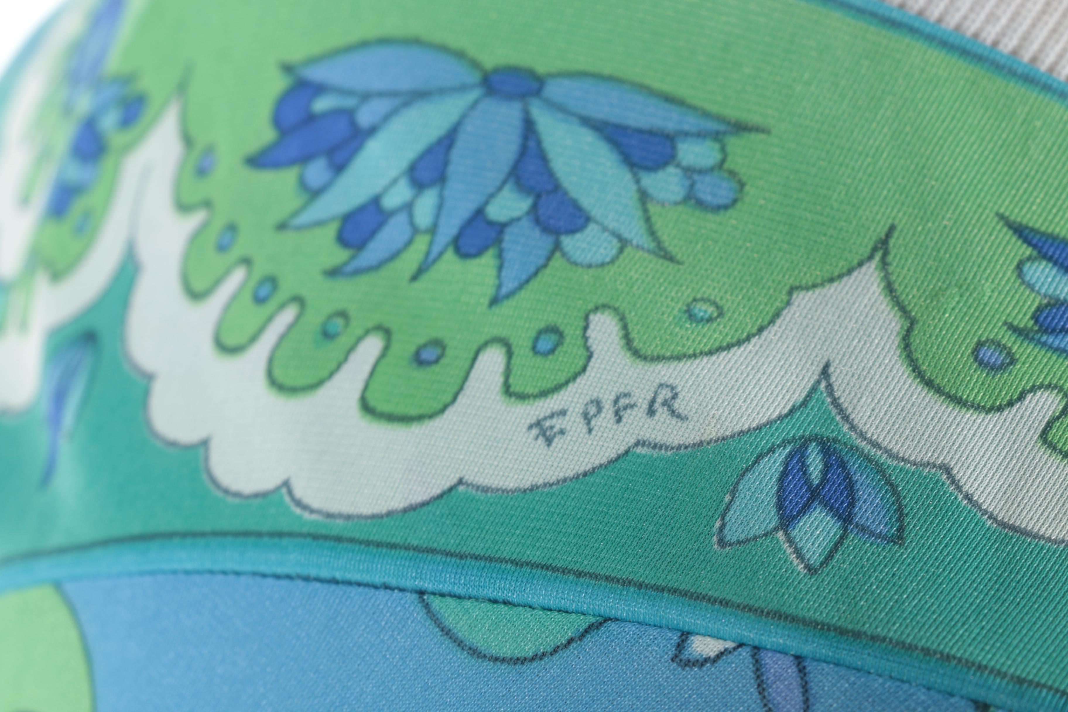 Vintage Emilio Pucci For Formfit Rogers Zip Front Robe