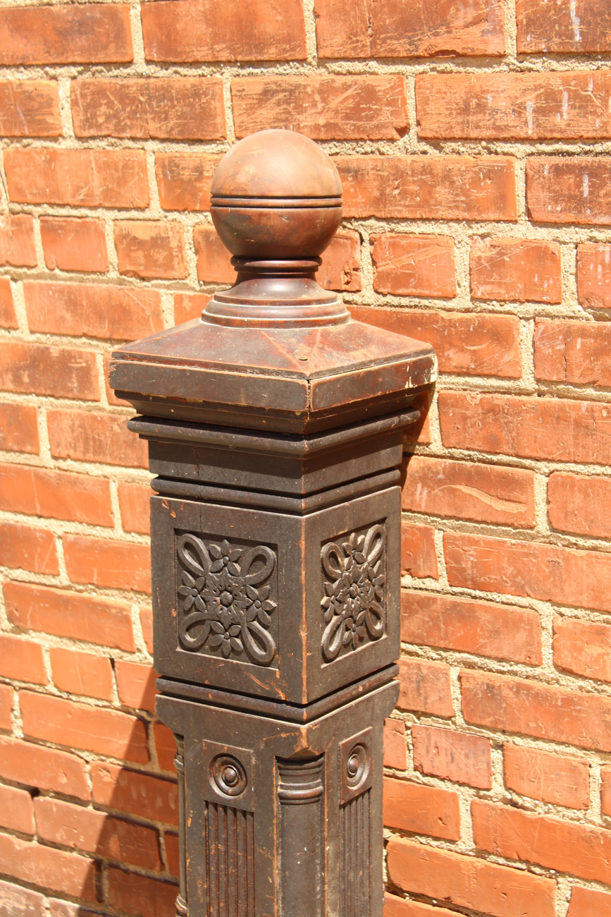 Ornate Antique Newel Post