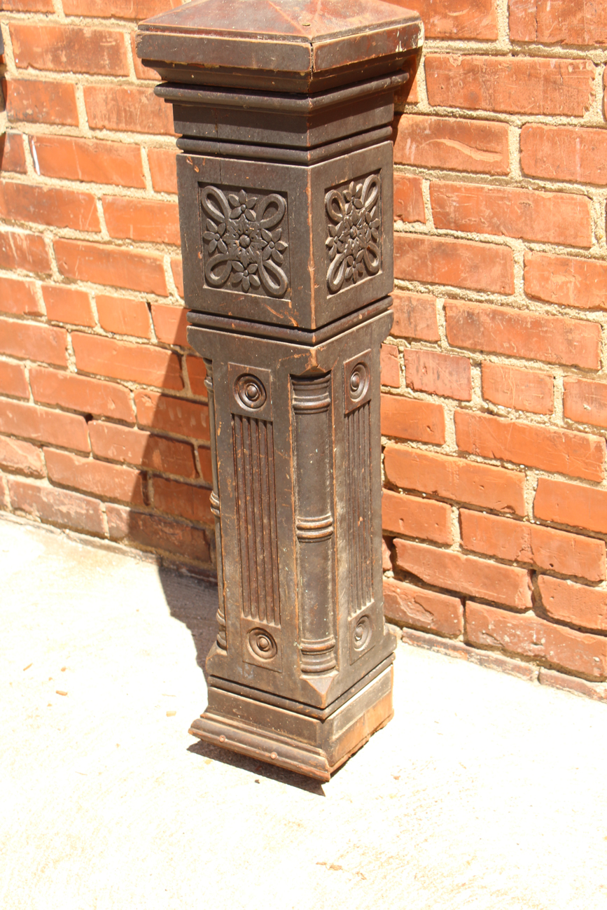 Ornate Antique Newel Post