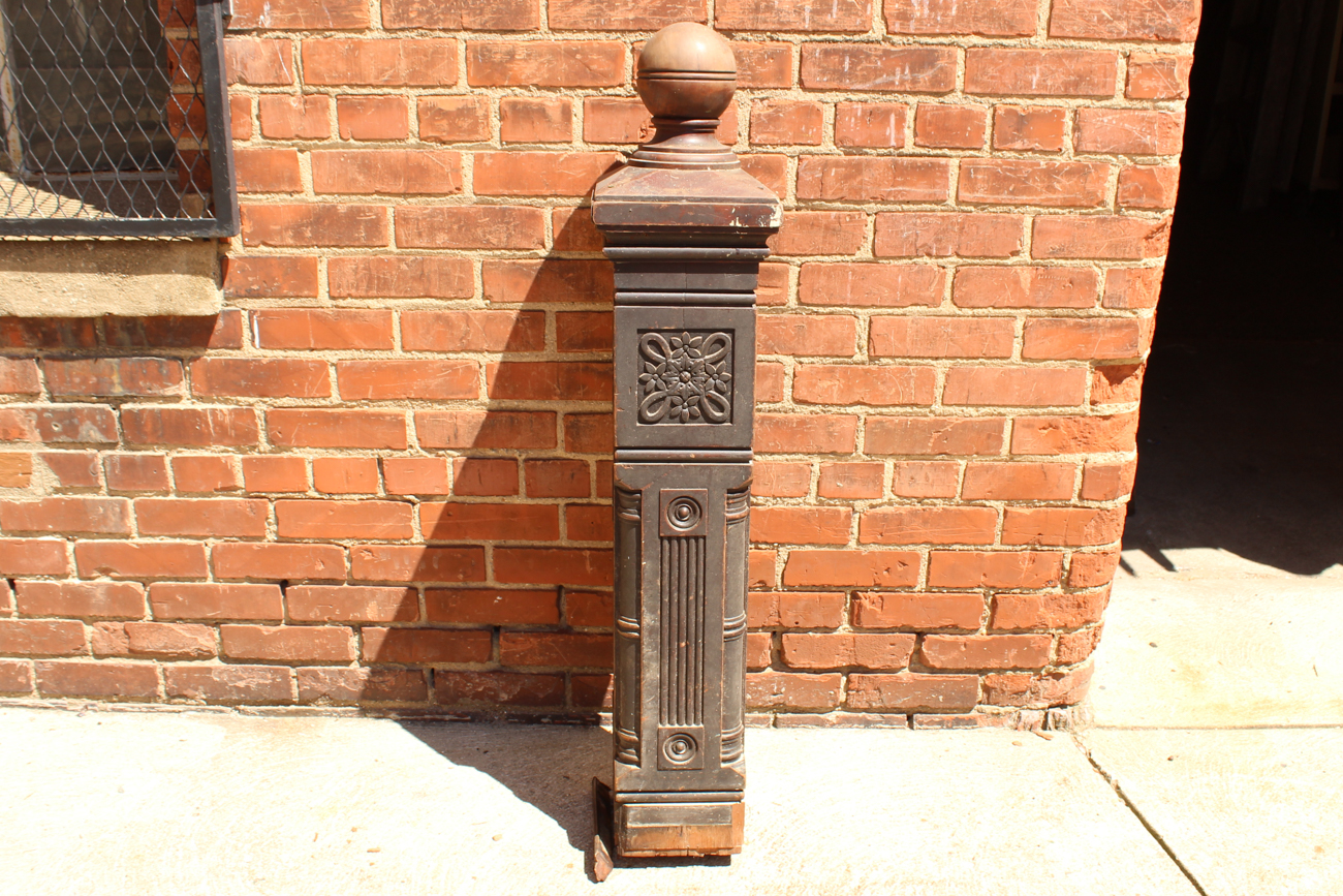 Ornate Antique Newel Post
