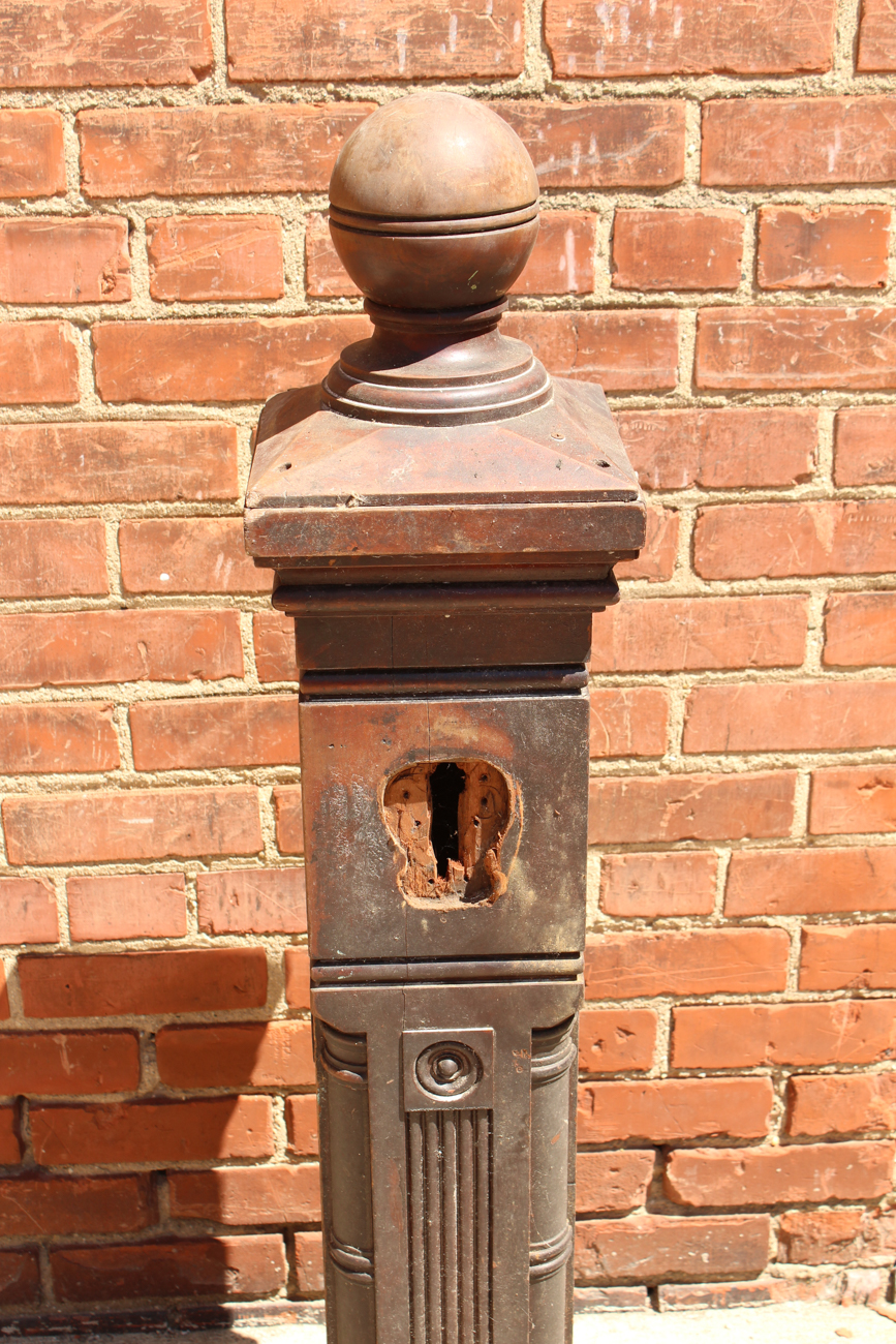 Ornate Antique Newel Post