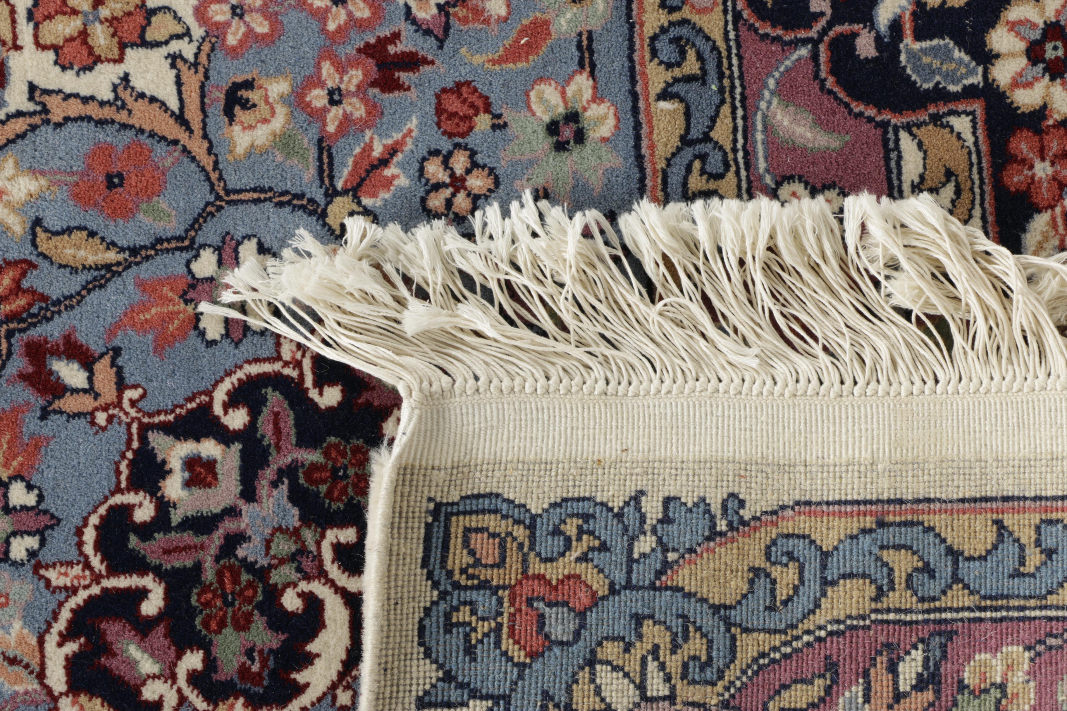 Hand-Knotted Persian Isfahan Area Rug