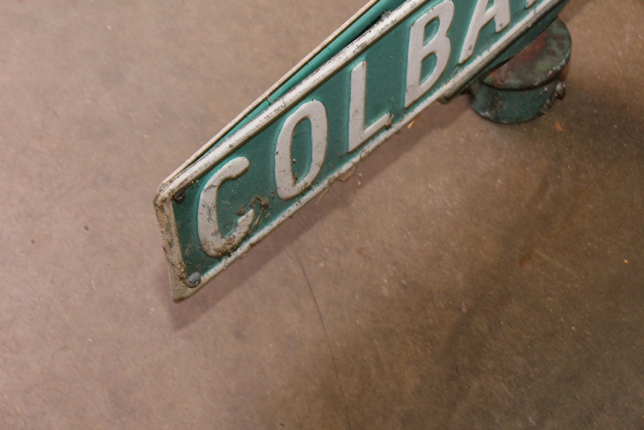 Vintage Cincinnati Intersection Street Signs Old Red Bank Road