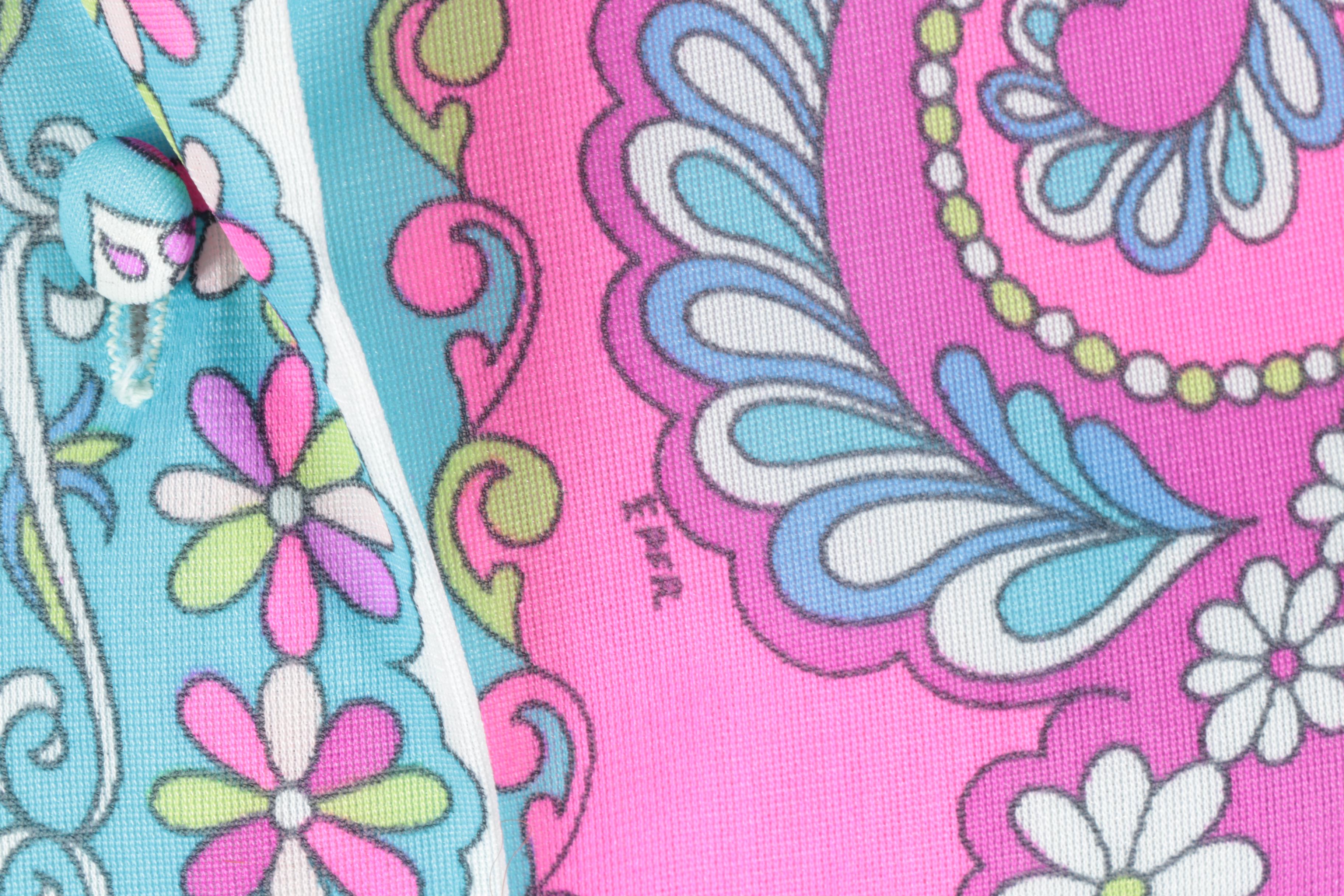 Vintage Emilio Pucci For Formfit Rogers Drawstring Robe