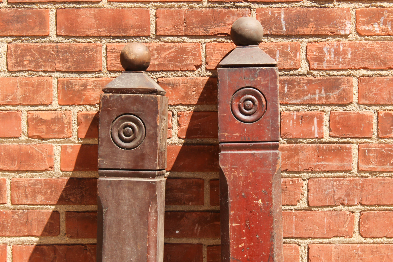 Pair Of Antique Newel Posts