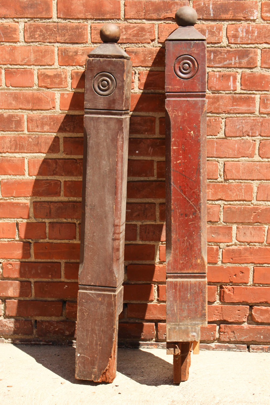 Pair Of Antique Newel Posts