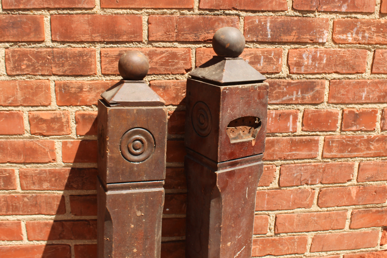 Pair Of Antique Newel Posts