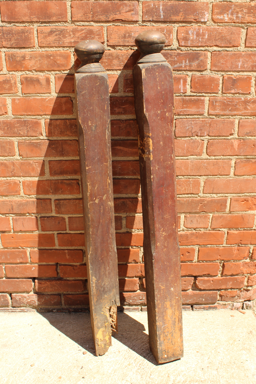 Pair Of Antique Newel Posts