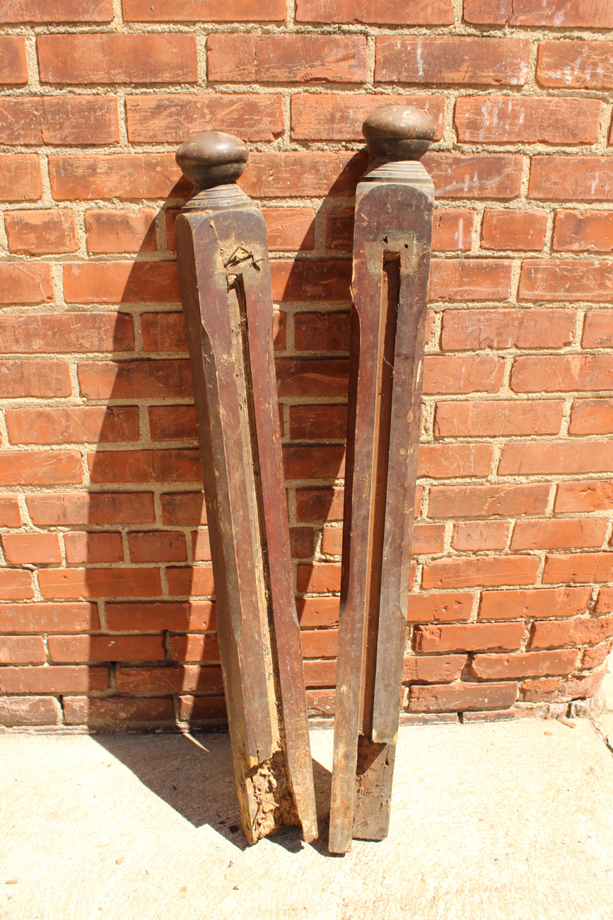 Pair Of Antique Newel Posts