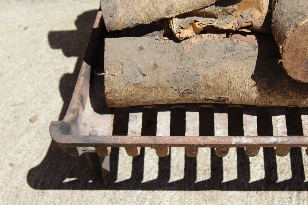 Electric Fireplace Logs With Cast Iron Grate