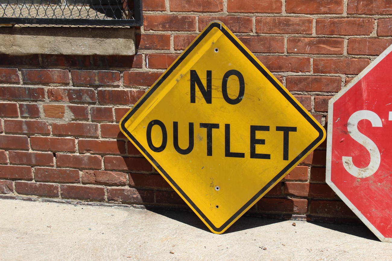 Vintage Steel Street Signs