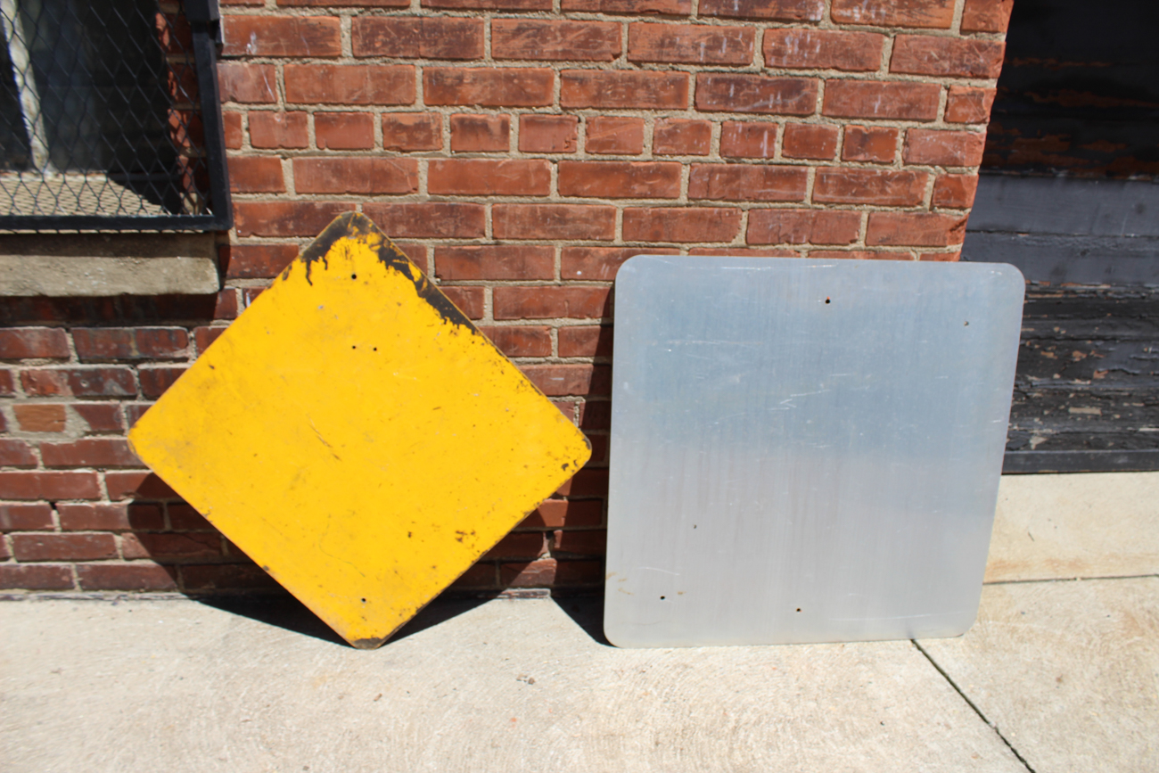 Vintage Steel and Porcelain Warning Signs