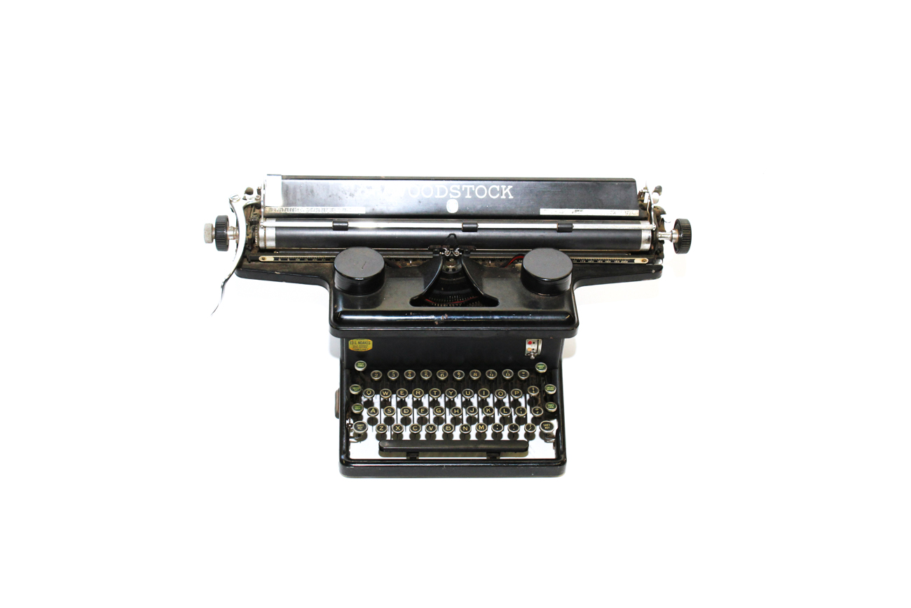 Vintage Woodstock Typewriter