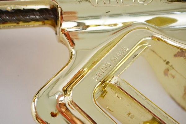 Rapid Swiss Brass Plated Wine Bottle Opener