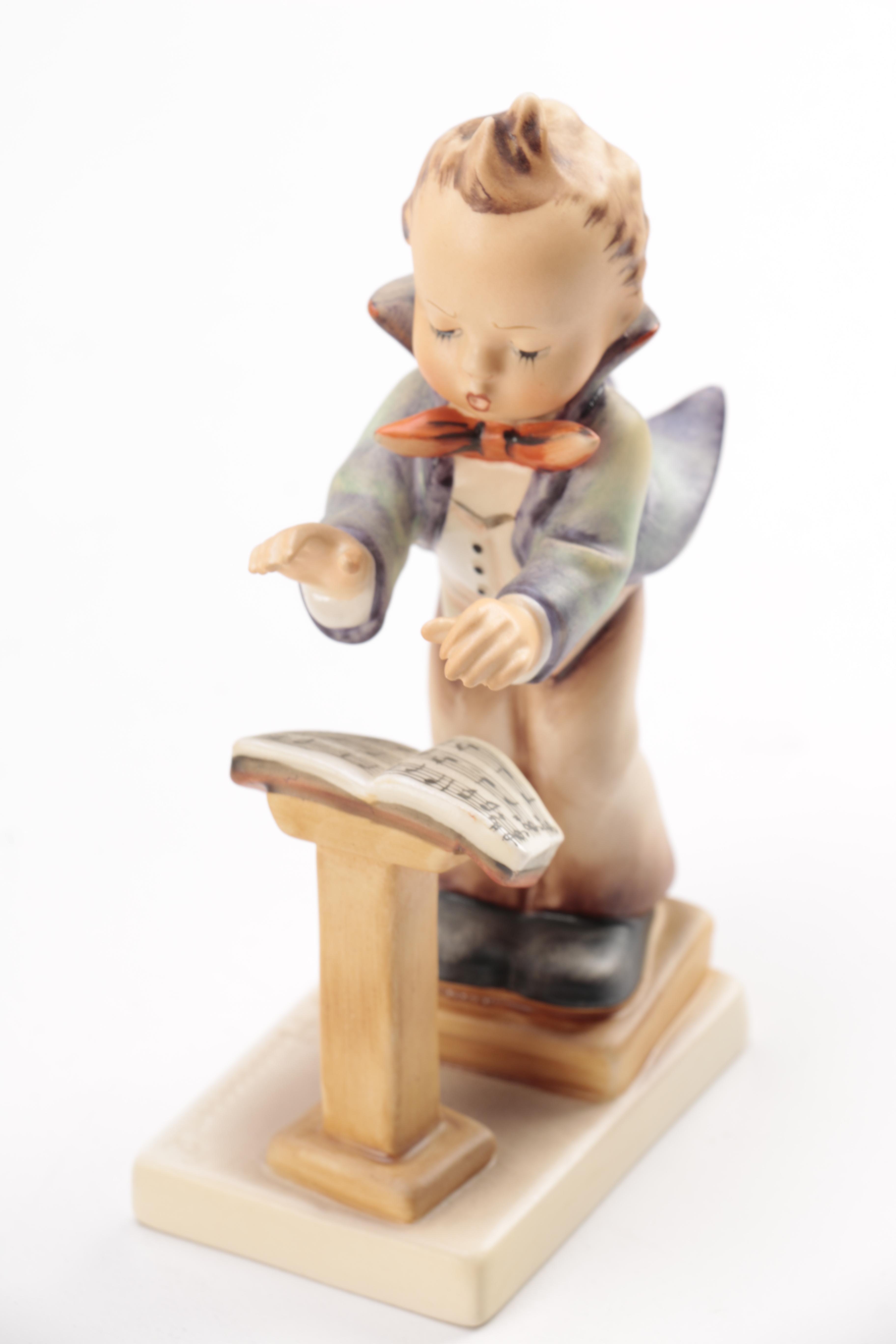 Hummel Figurines Including "Band Leader" and "Accordion Boy"