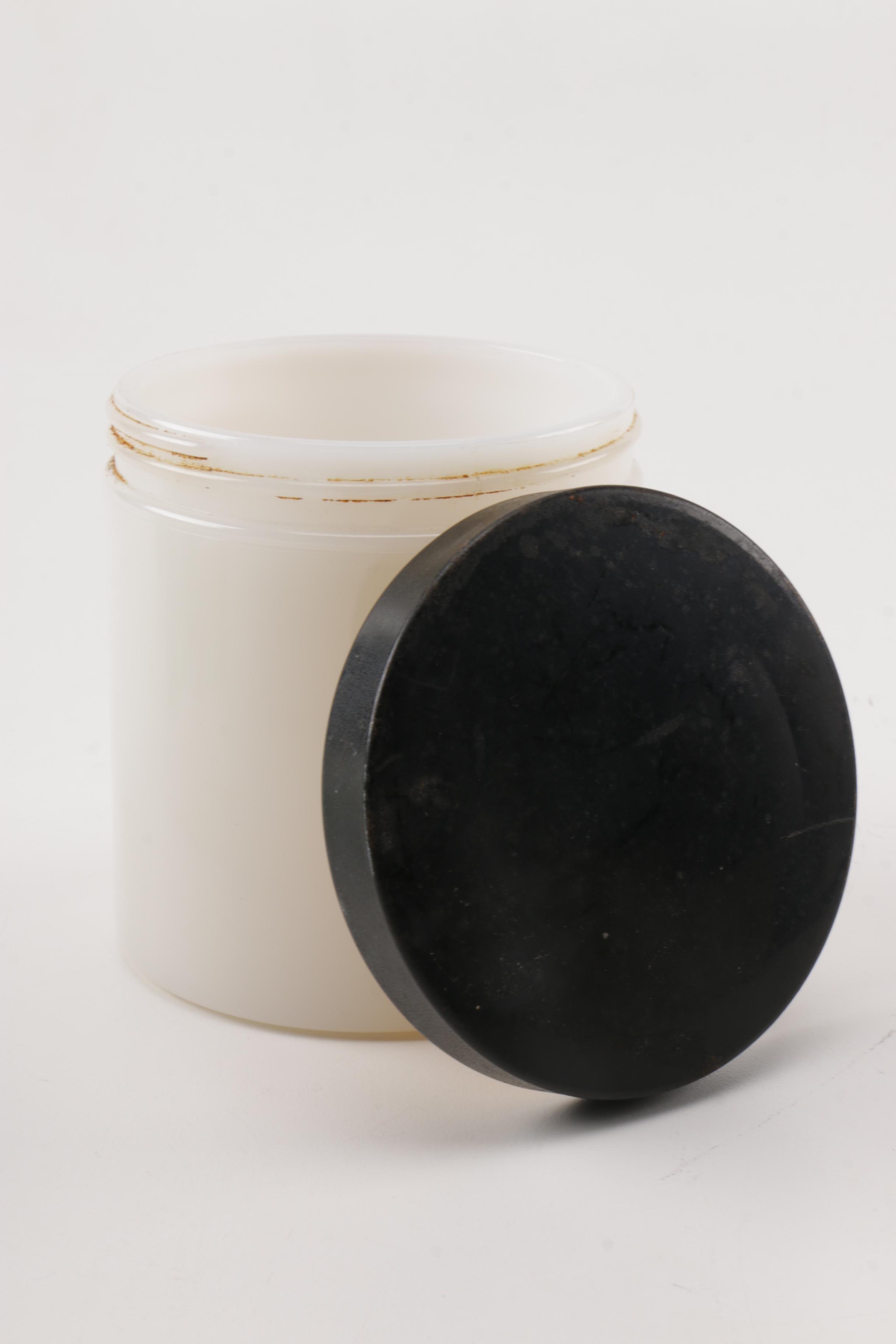 Vintage Apothecary Jars and Yellow Depression Glass Serveware