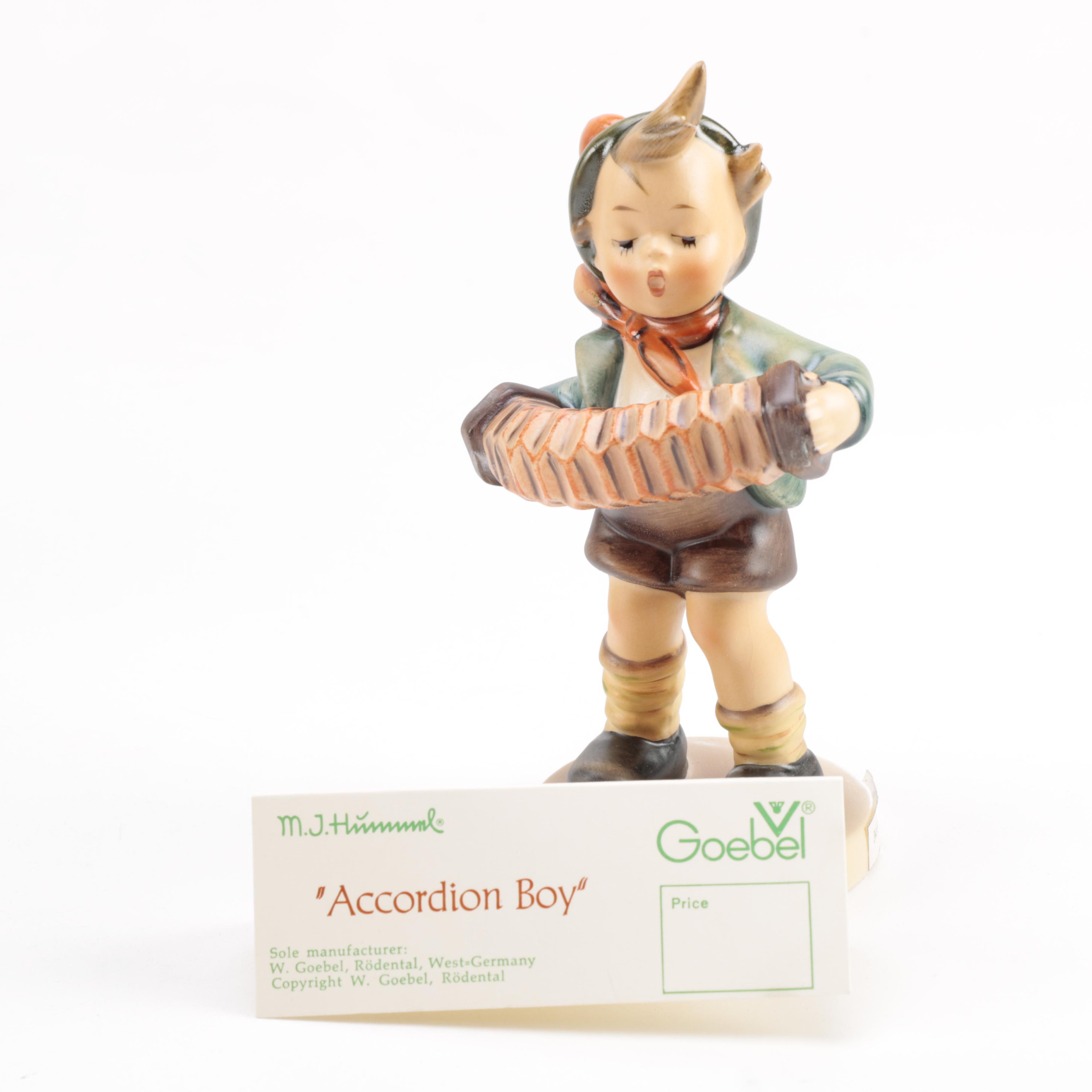 Hummel Figurines Including "Band Leader" and "Accordion Boy"