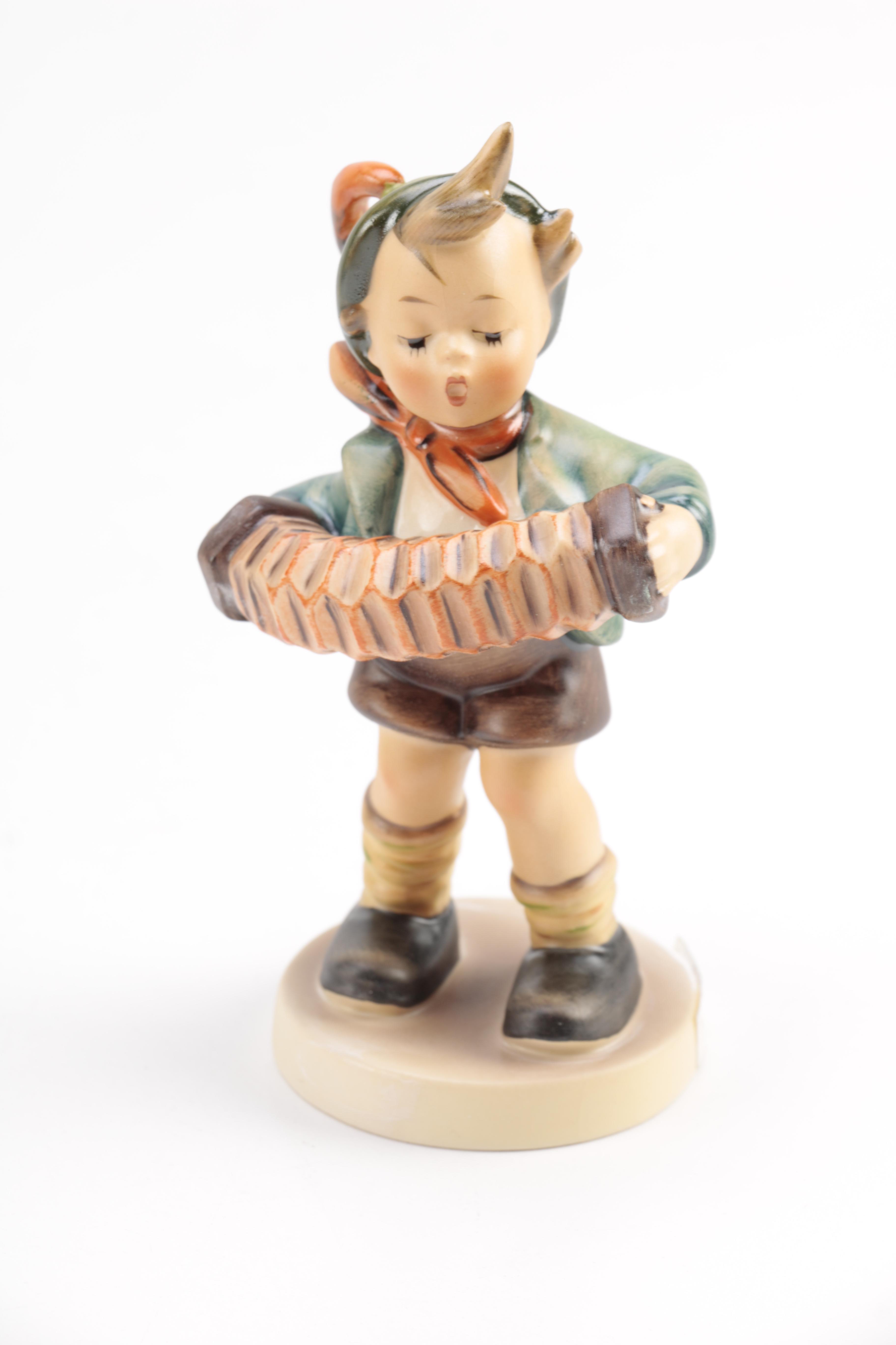 Hummel Figurines Including "Band Leader" and "Accordion Boy"