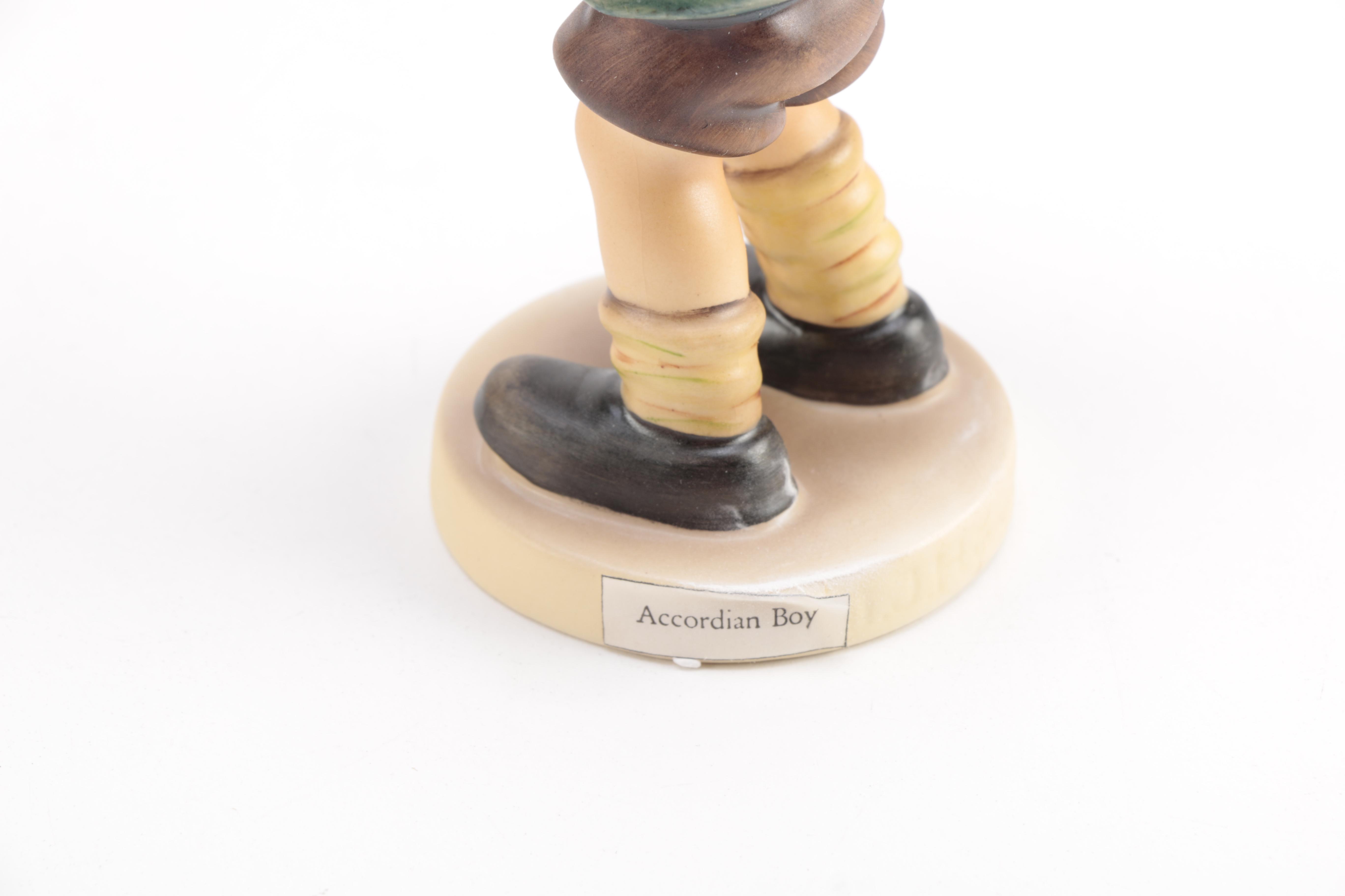 Hummel Figurines Including "Band Leader" and "Accordion Boy"