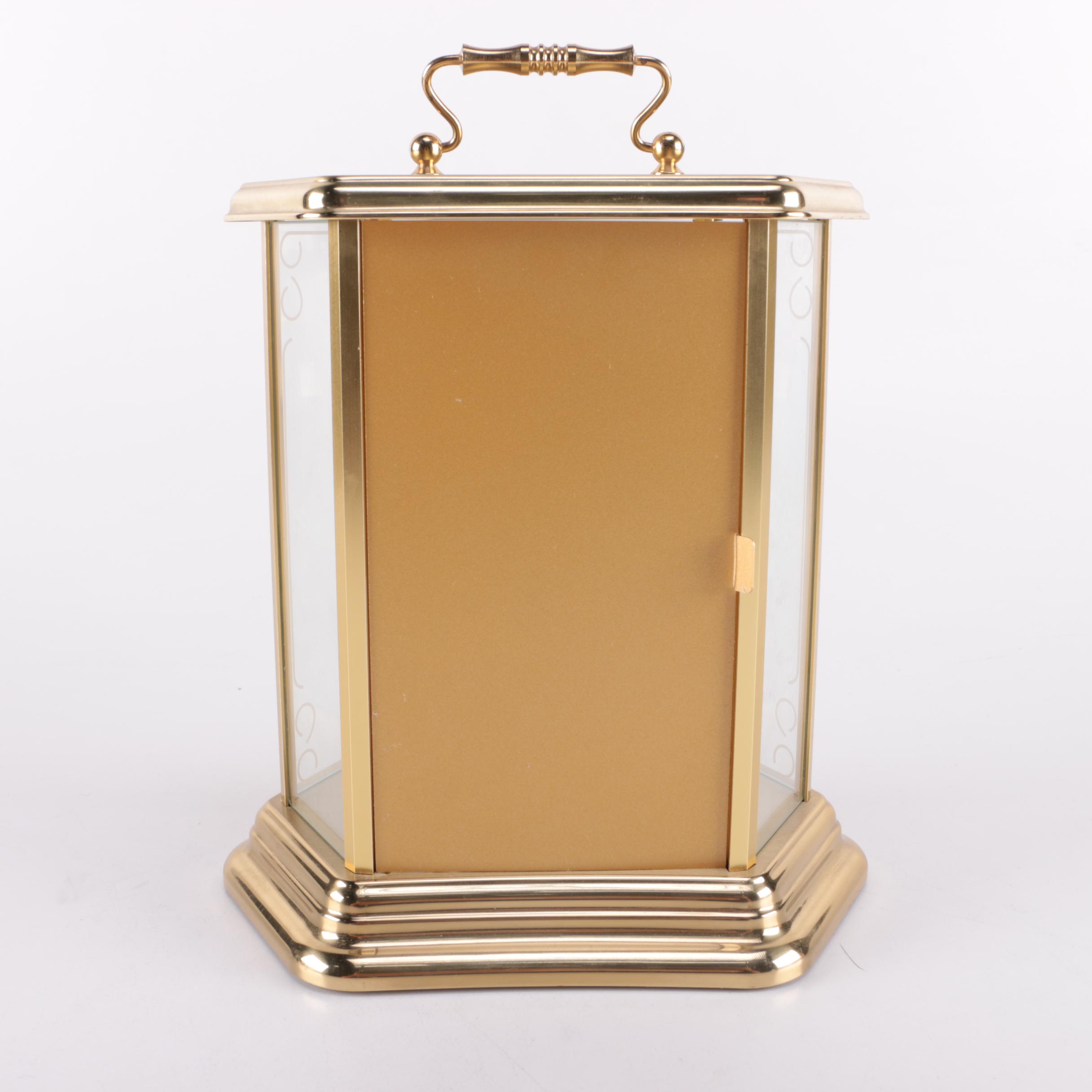 Brass Bulova Carriage Clock