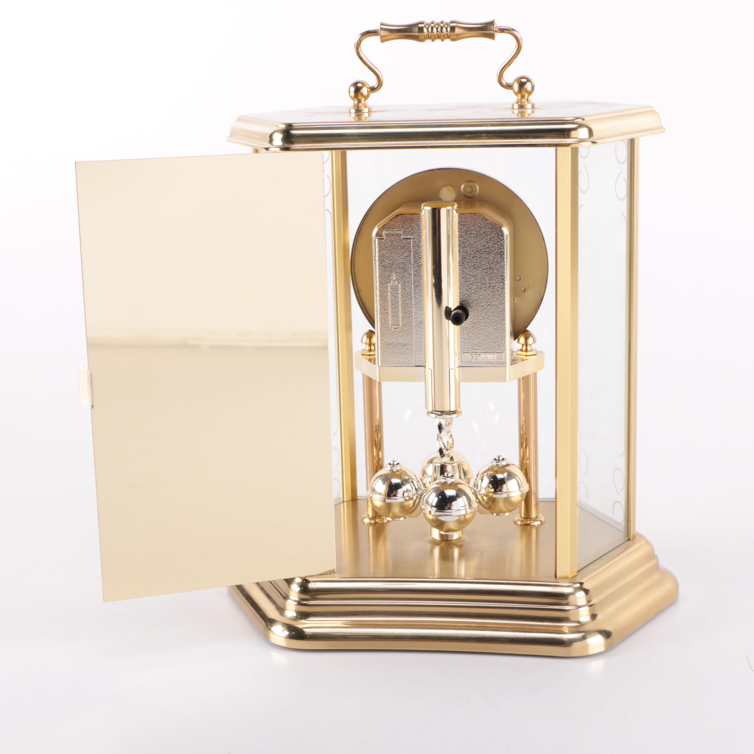 Brass Bulova Carriage Clock