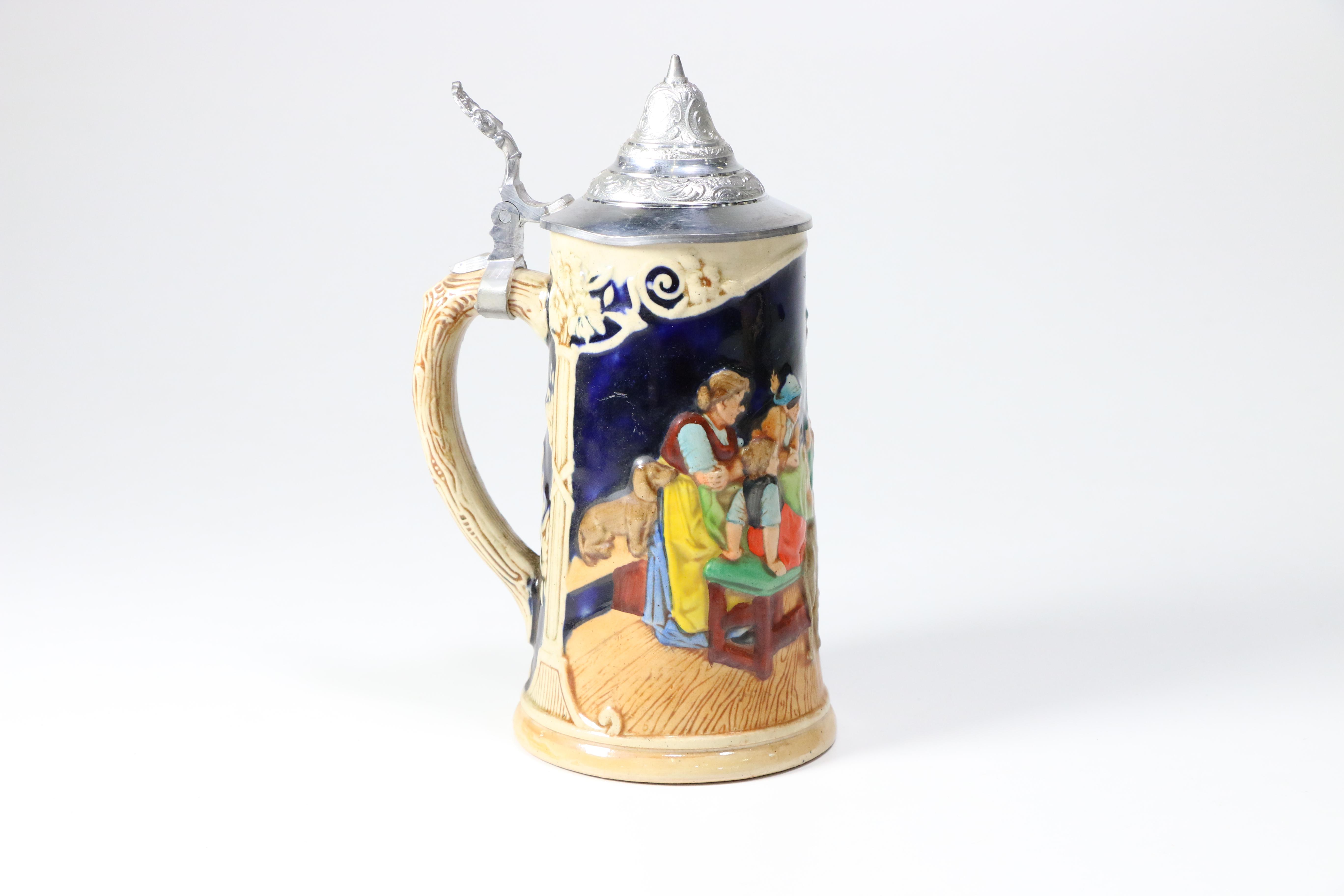 Vintage German Ceramic Beer Steins