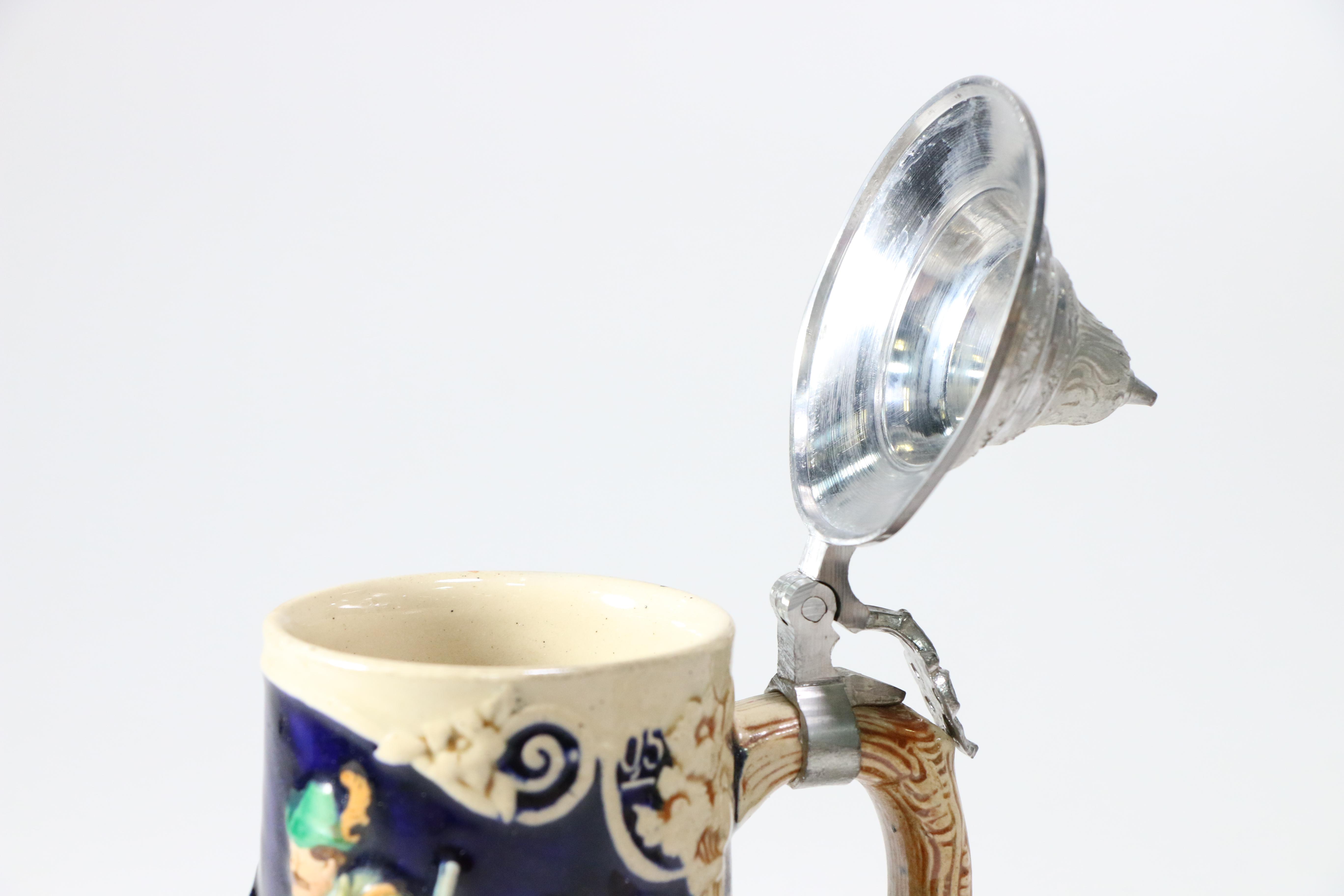 Vintage German Ceramic Beer Steins