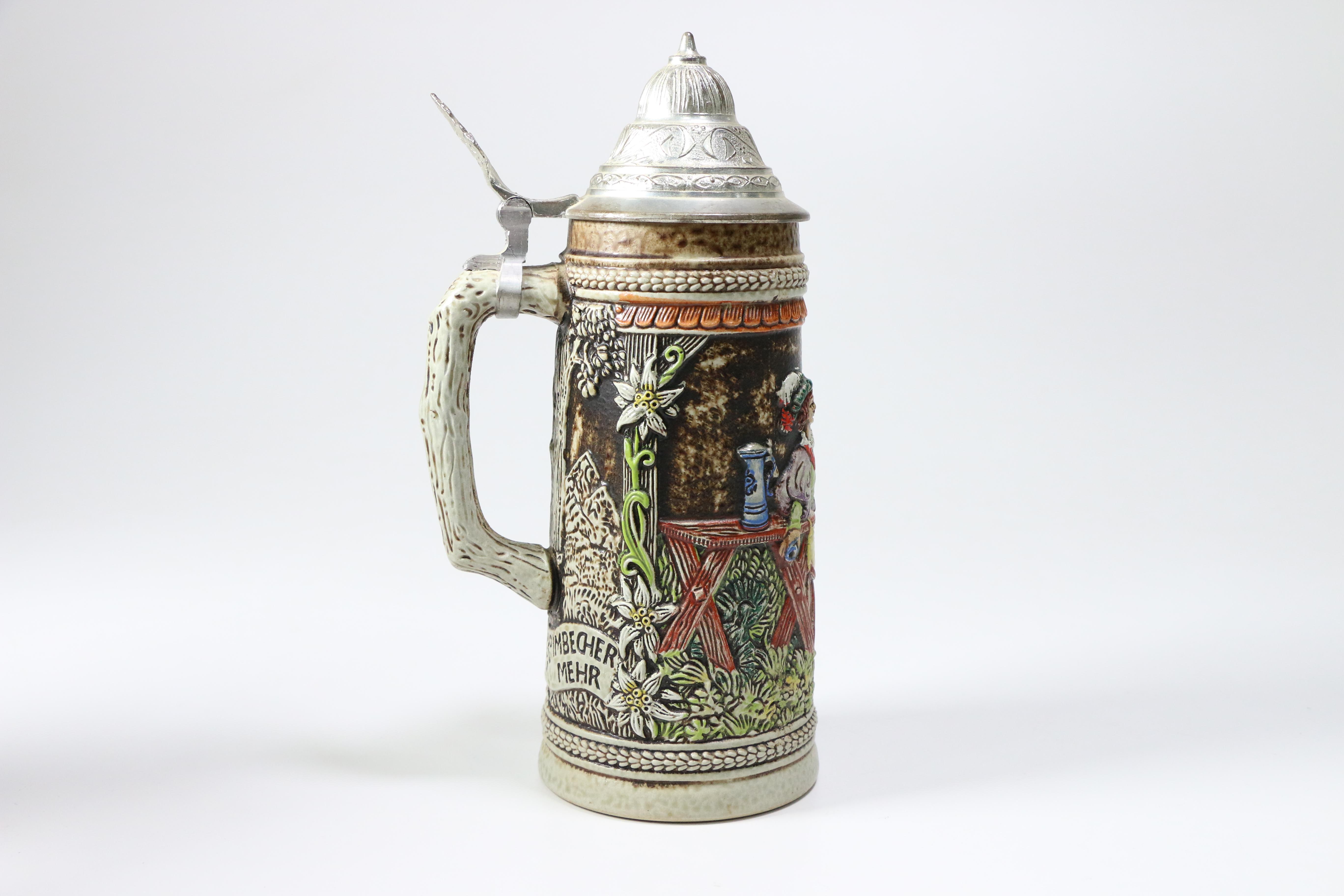 Vintage German Ceramic Beer Steins