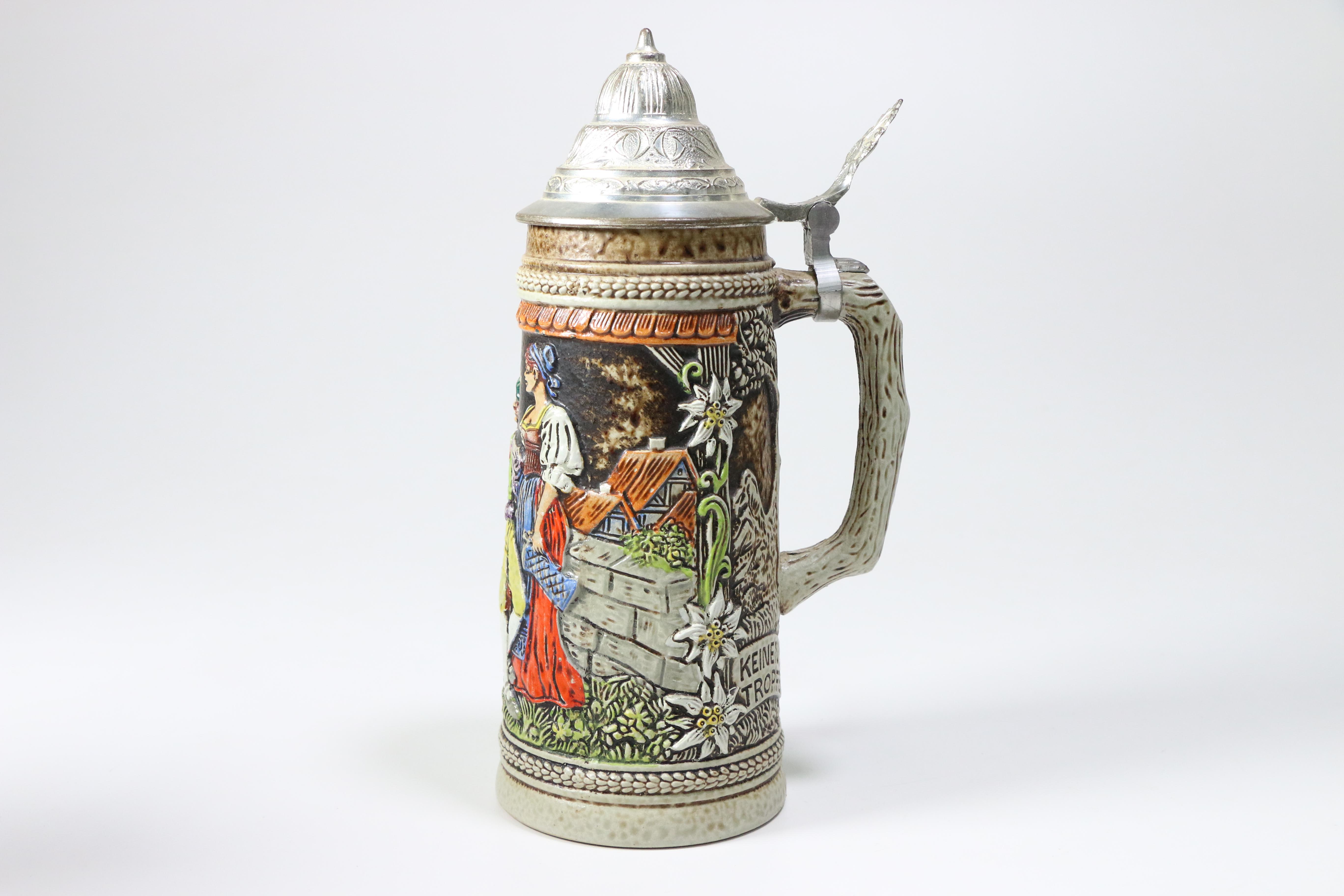 Vintage German Ceramic Beer Steins