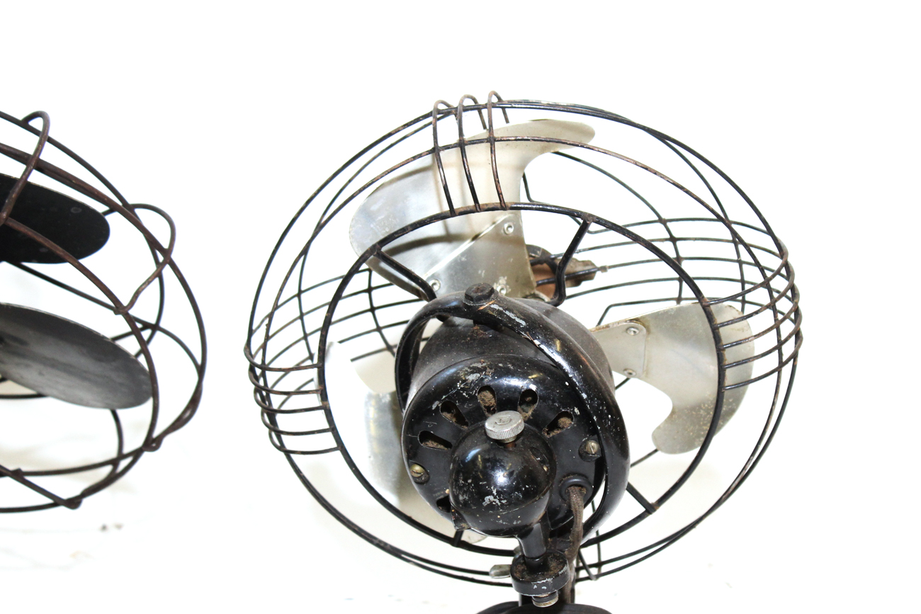 Three Vintage Table Fans