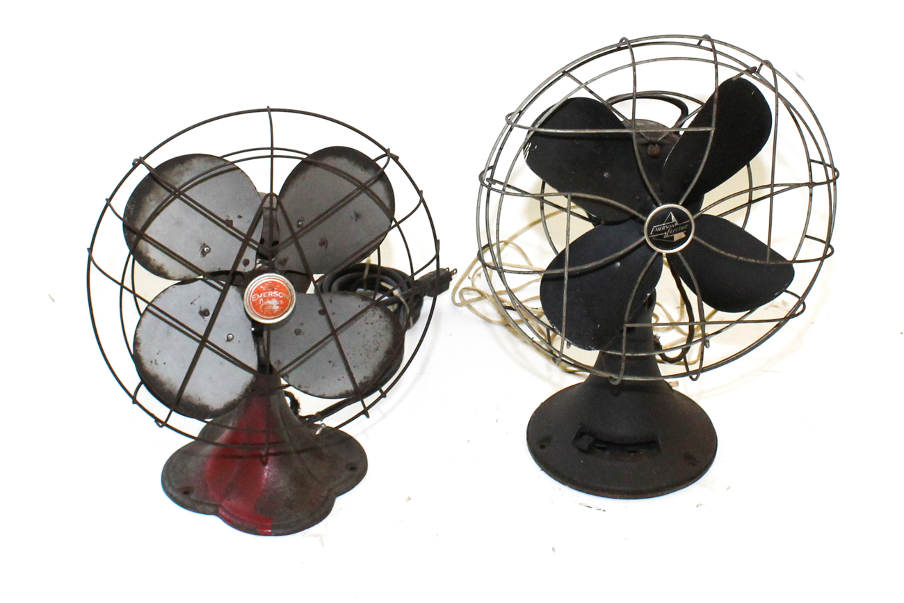 Vintage Emerson Table Fans