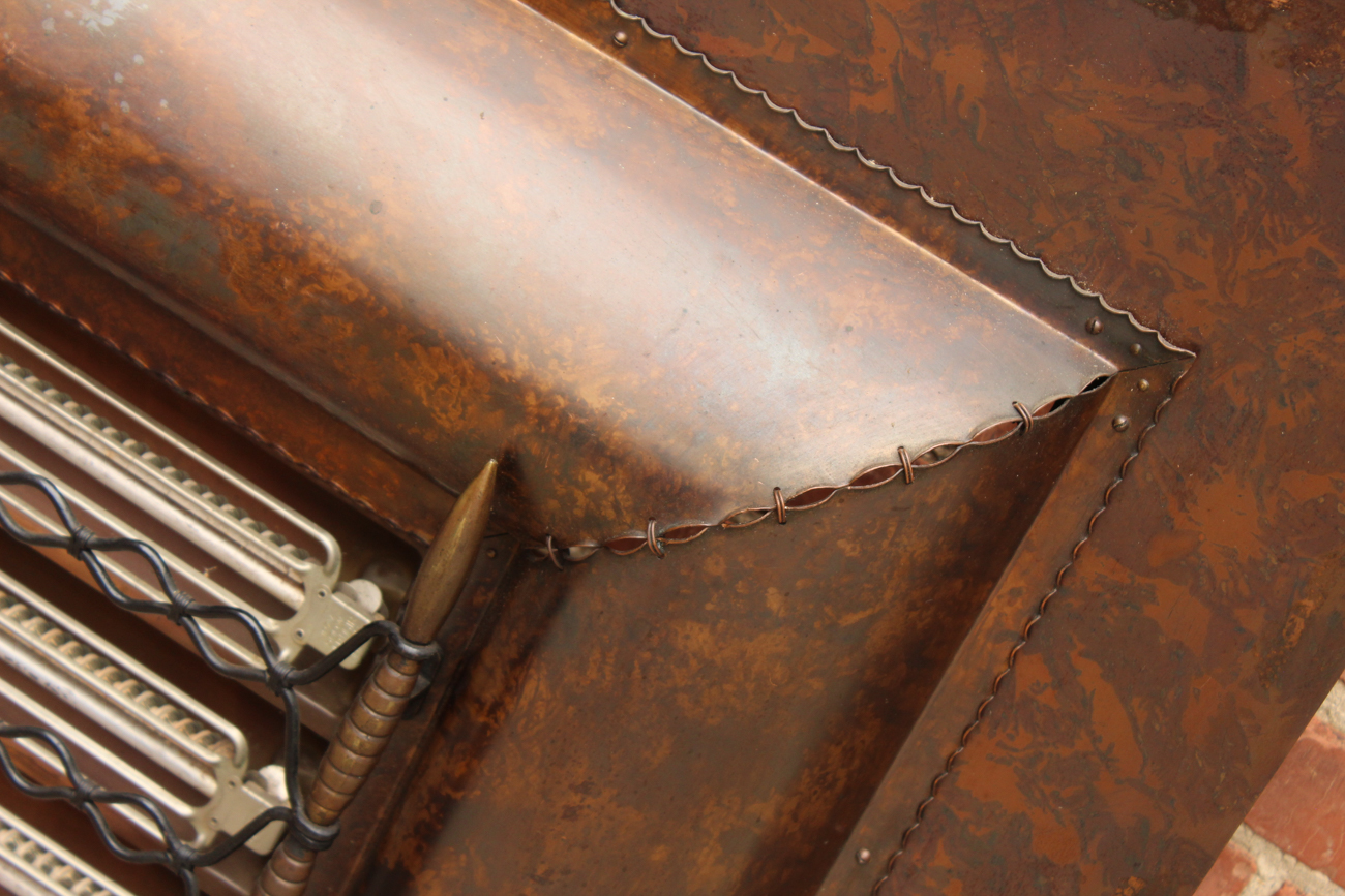 Large Vintage Fireplace Insert Heater