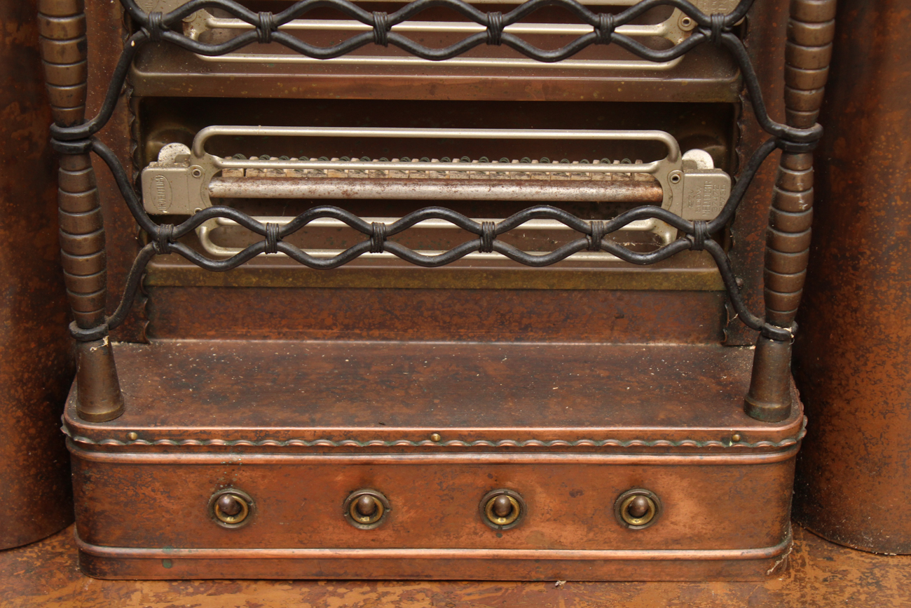 Large Vintage Fireplace Insert Heater