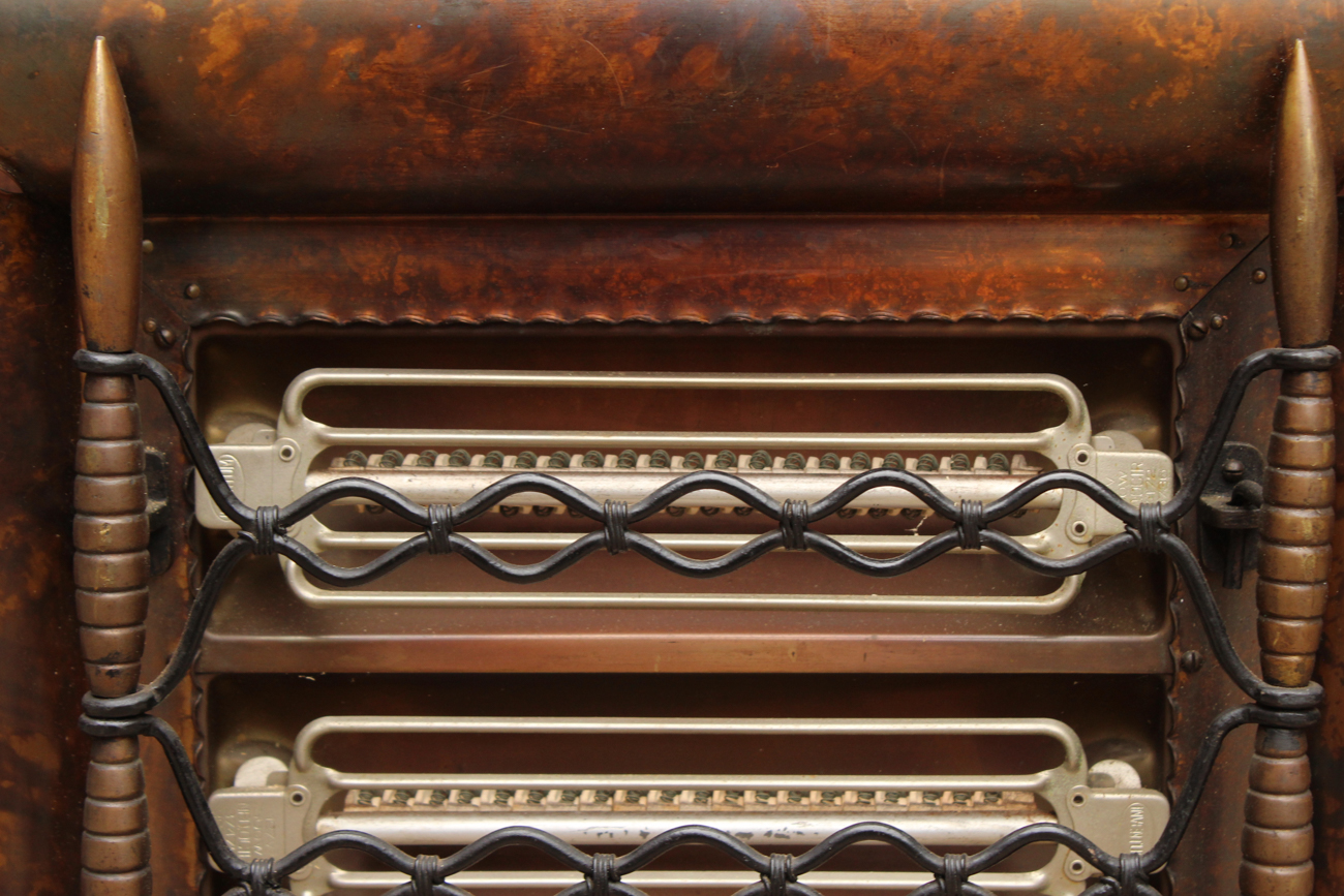 Large Vintage Fireplace Insert Heater