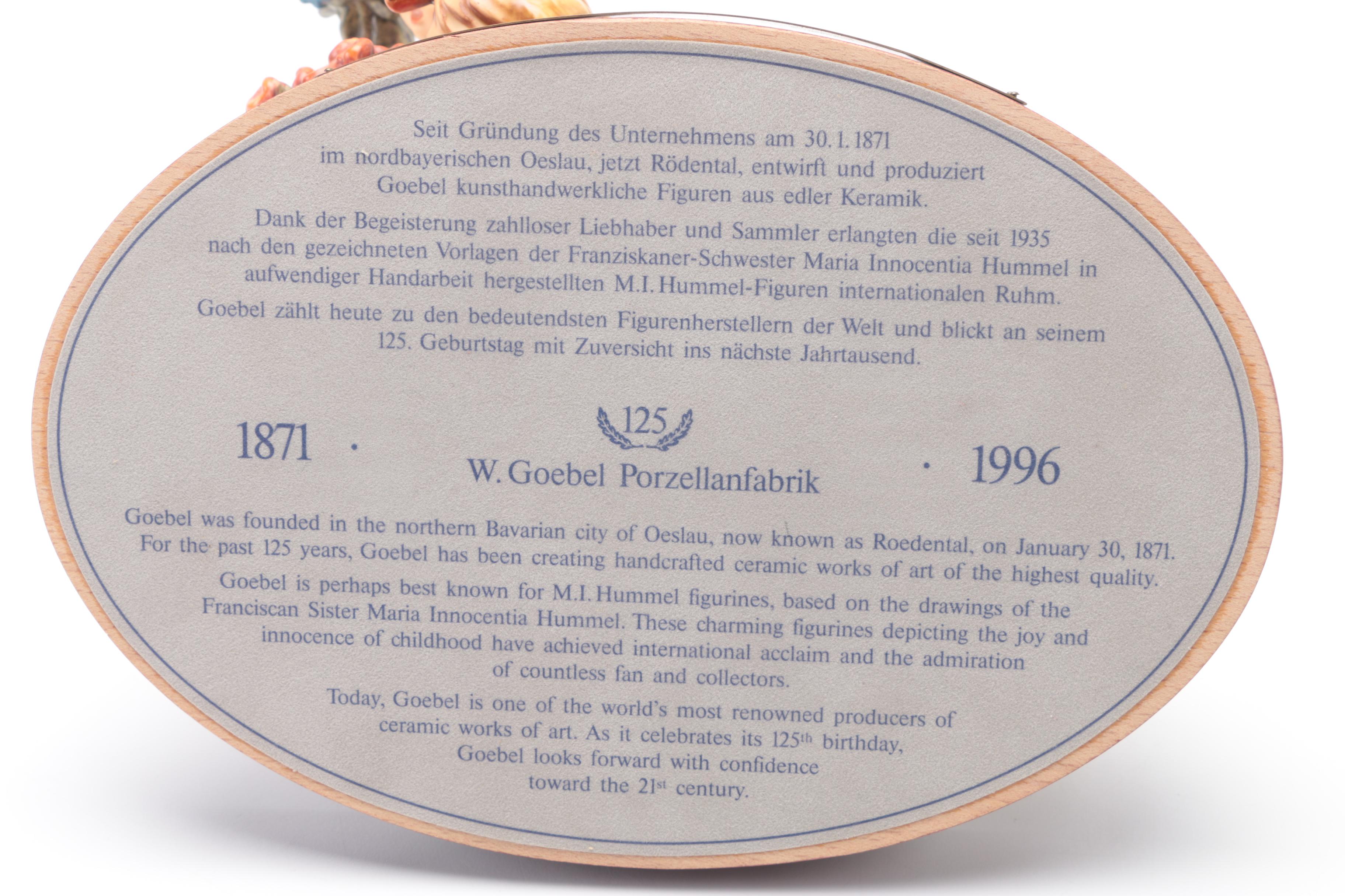 125th Anniversary Goebel M.I. Hummel Figurine