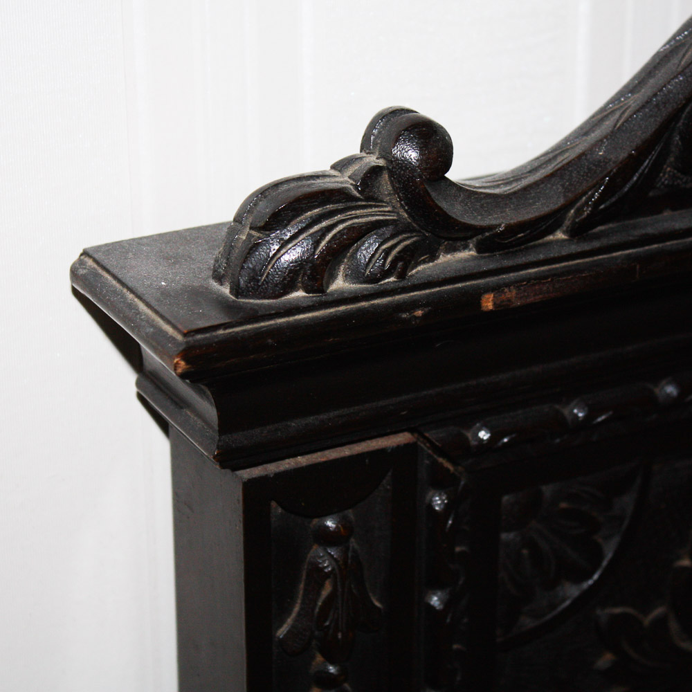 Louis XVI Inspired Carved Twin Beds