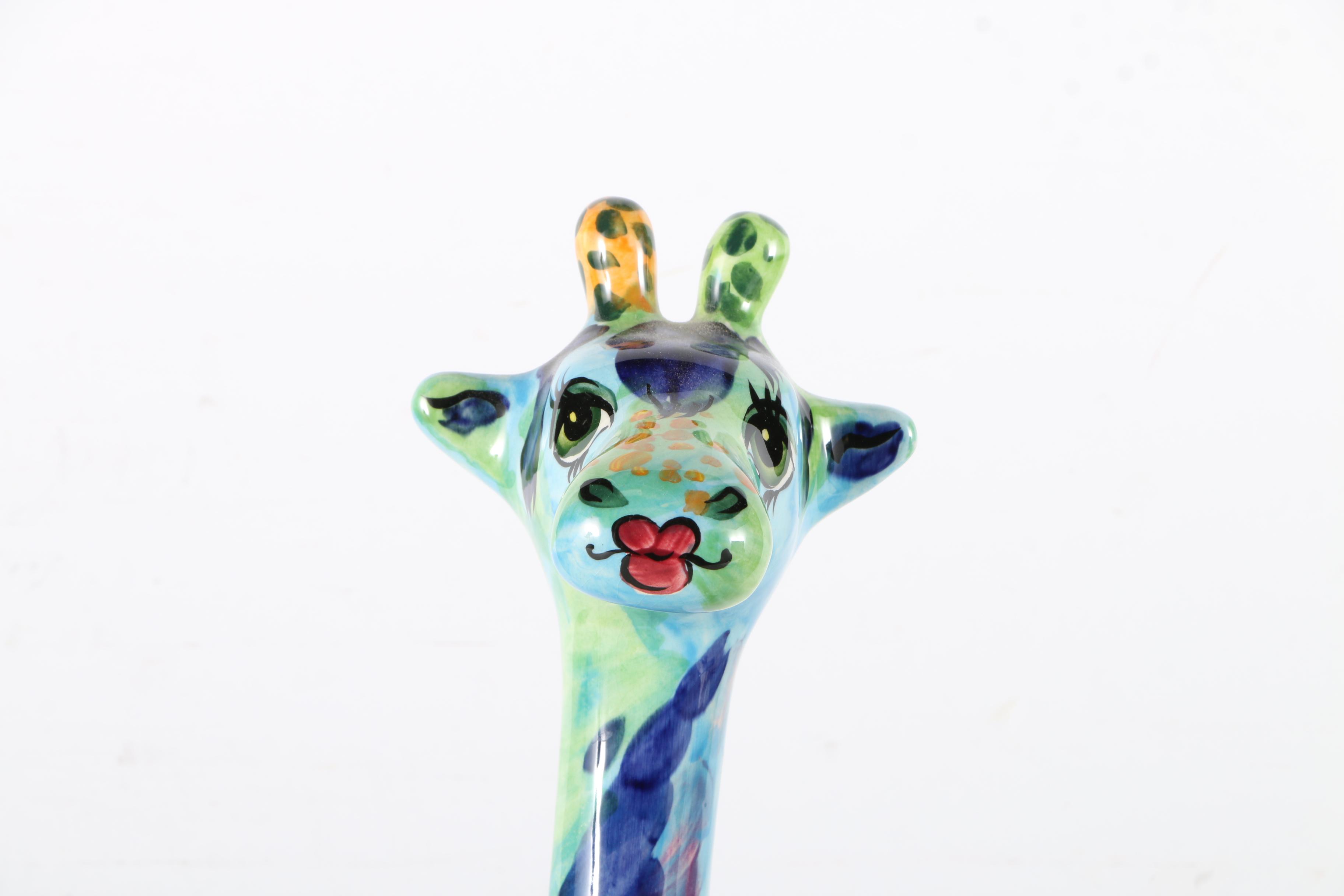 Limited Edition Turov Art Ceramics Giraffe Figurine