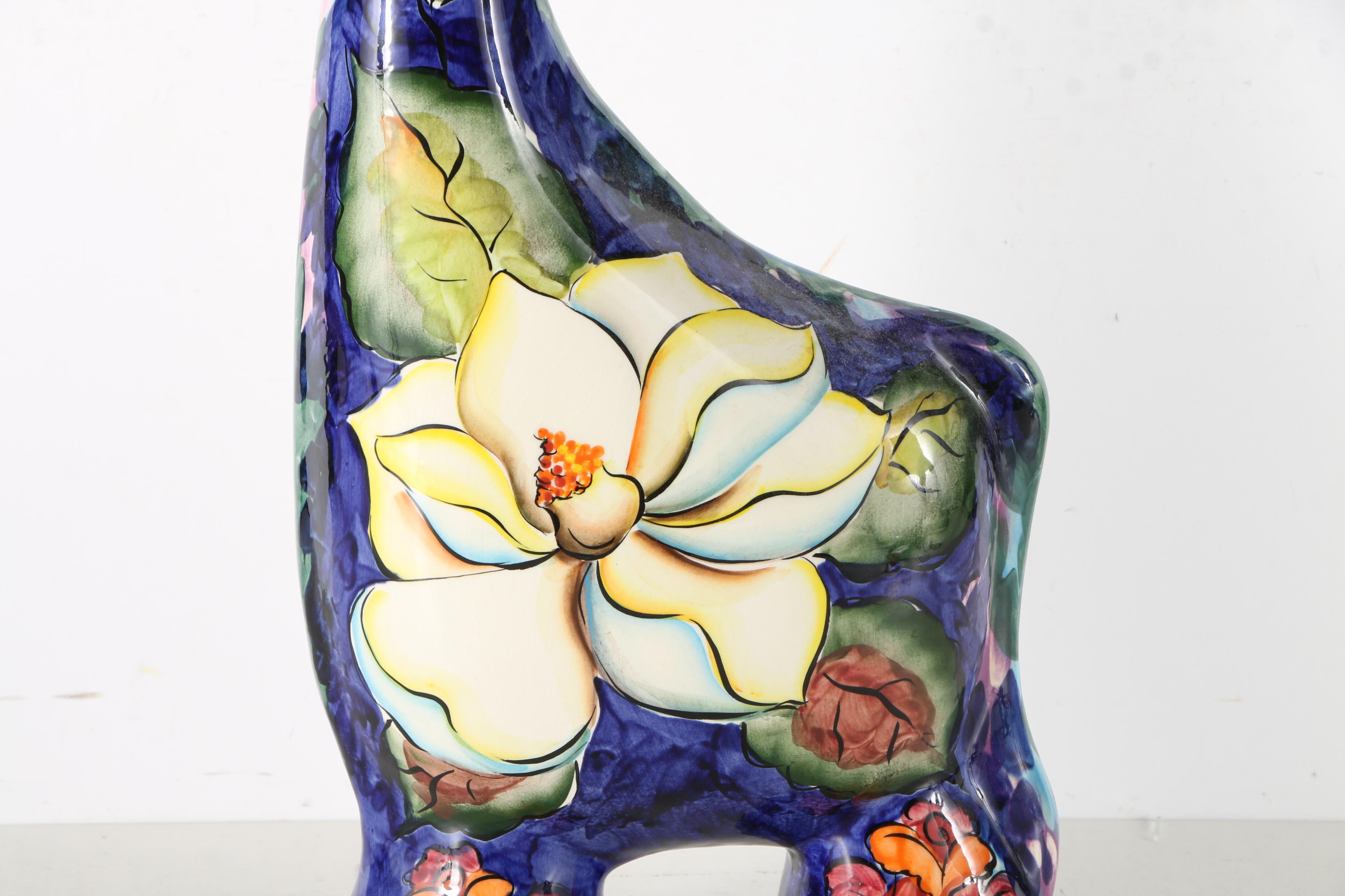 Limited Edition Turov Art Ceramics Giraffe Figurine