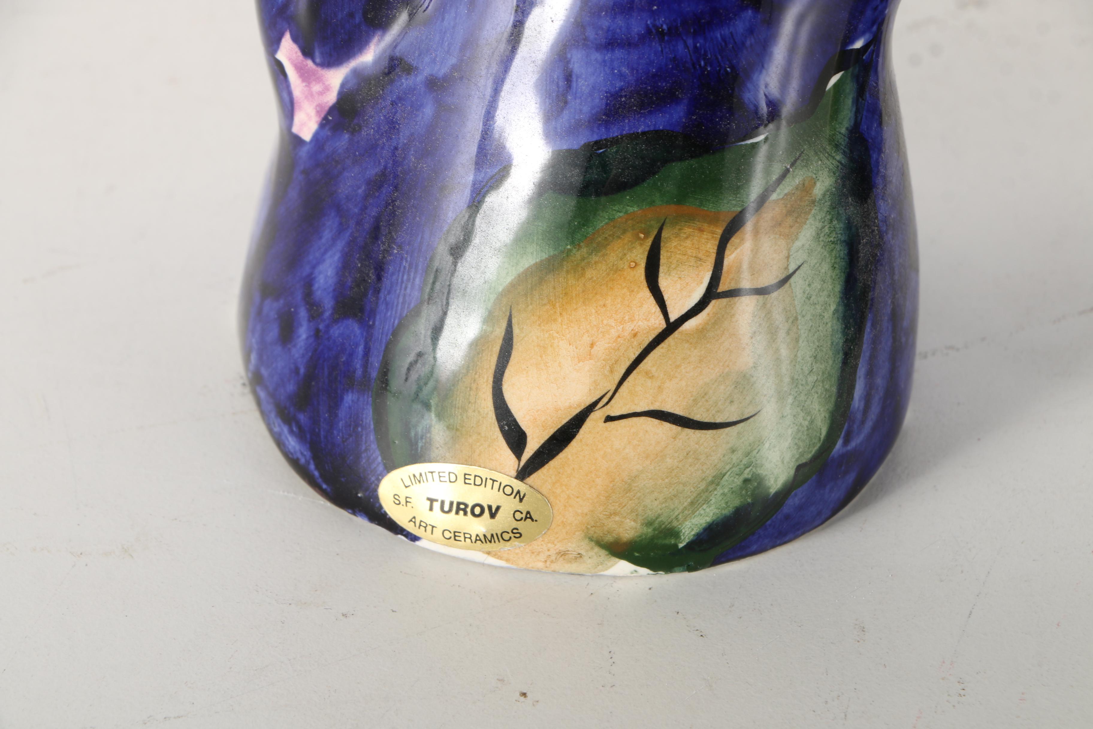 Limited Edition Turov Art Ceramics Giraffe Figurine