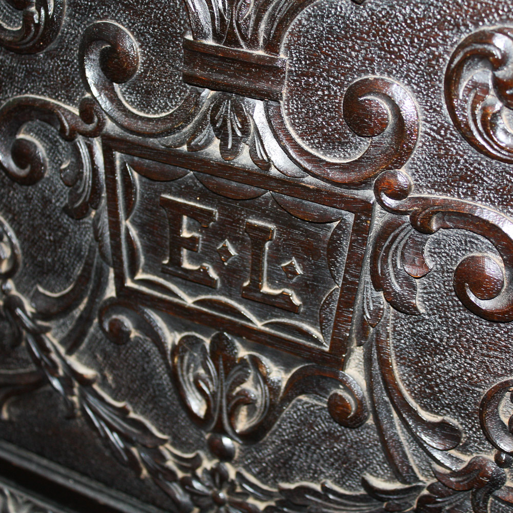 Louis XVI Inspired Carved Twin Beds