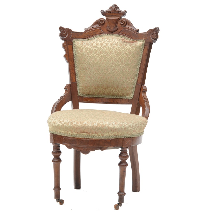 Victorian Upholstered Side Chair