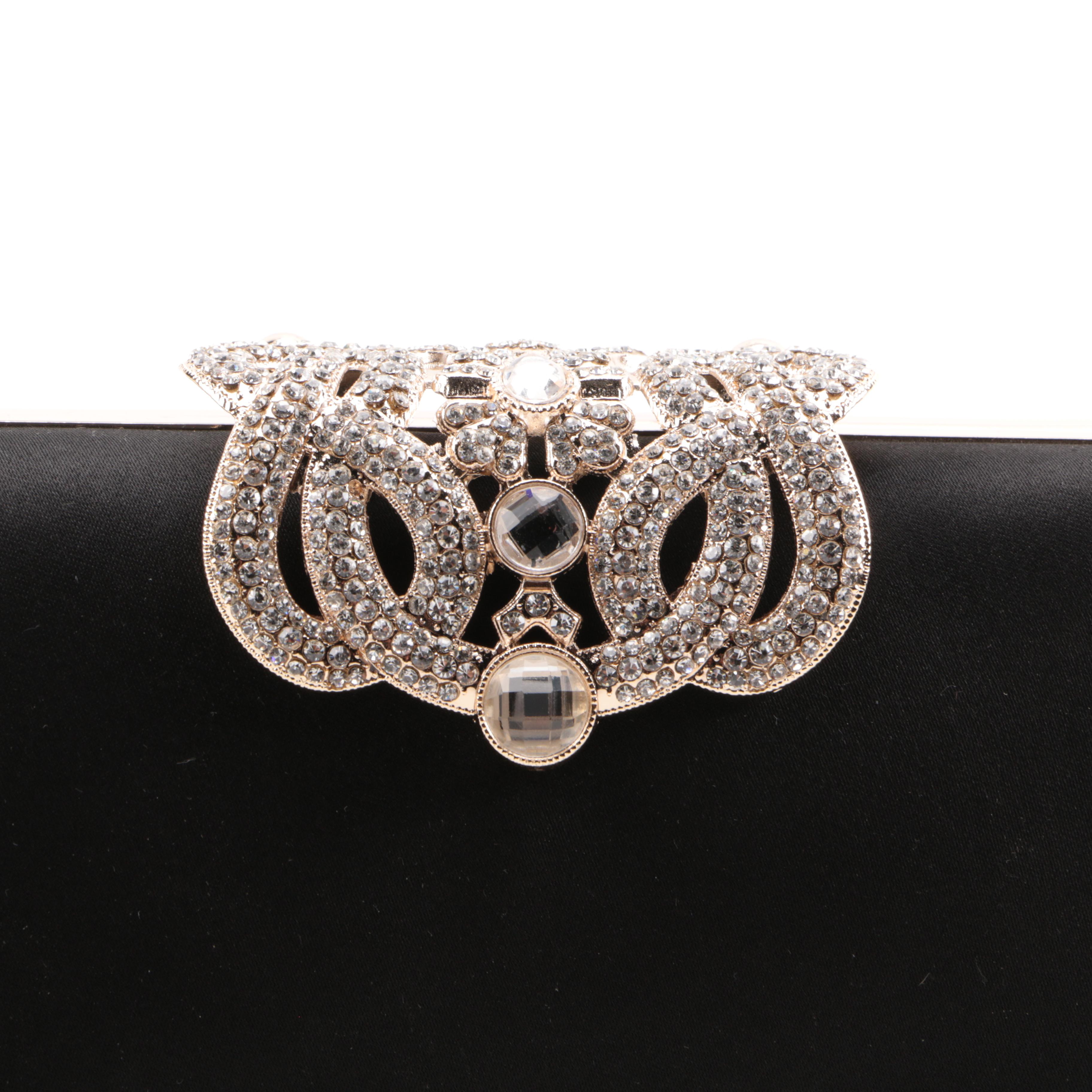 Embellished Minaudiere and Clutch