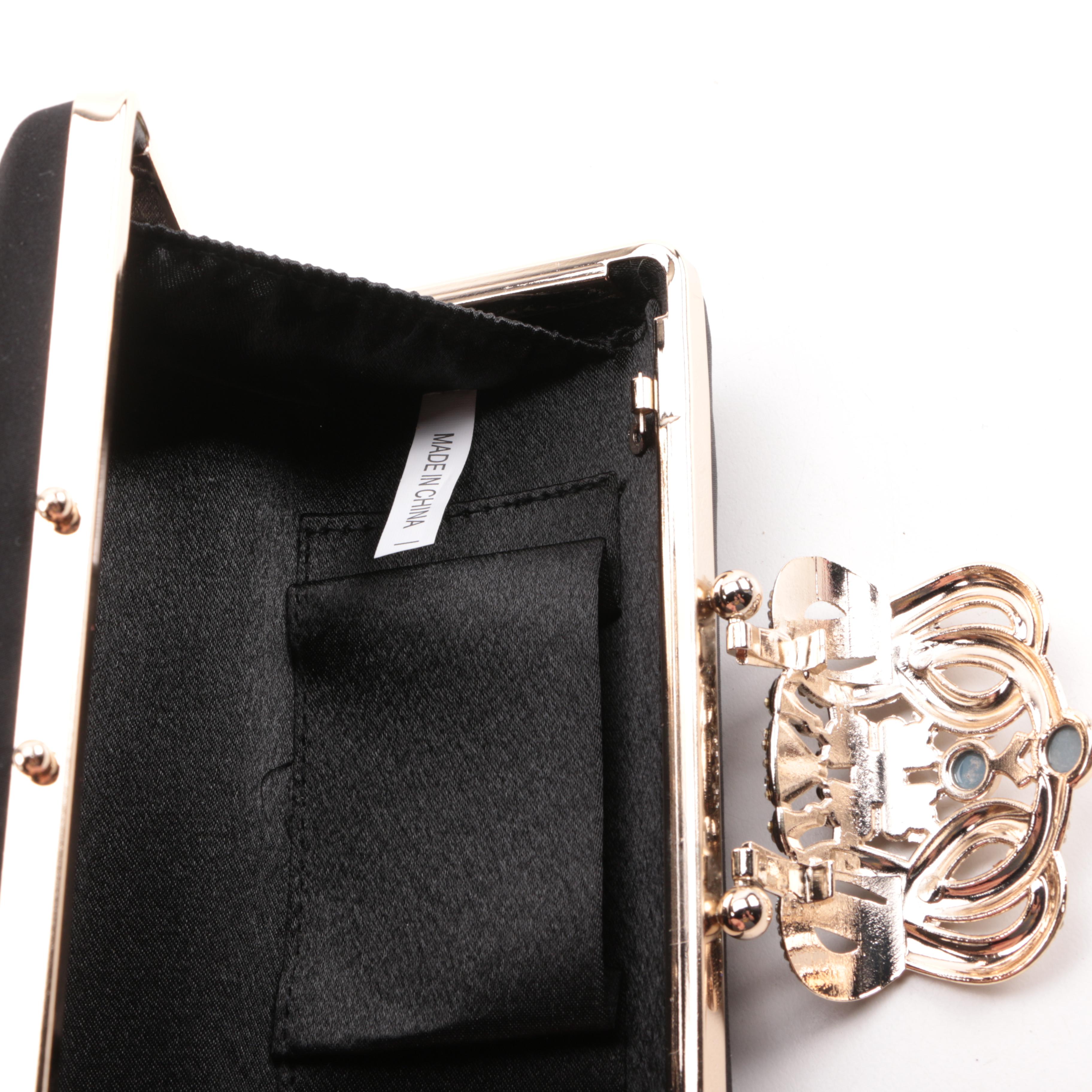 Embellished Minaudiere and Clutch