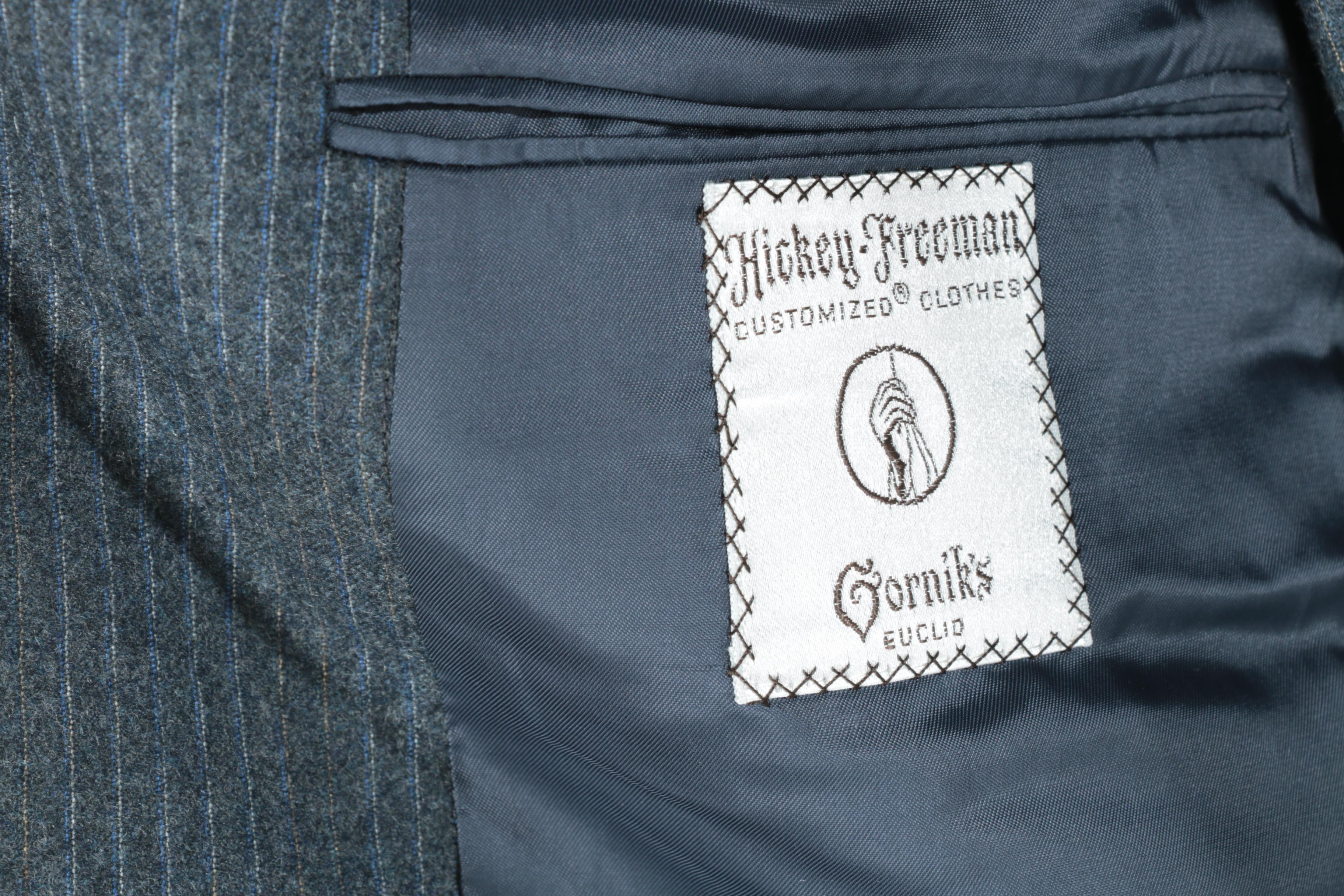 Men's Suits featuring Hickey-Freeman