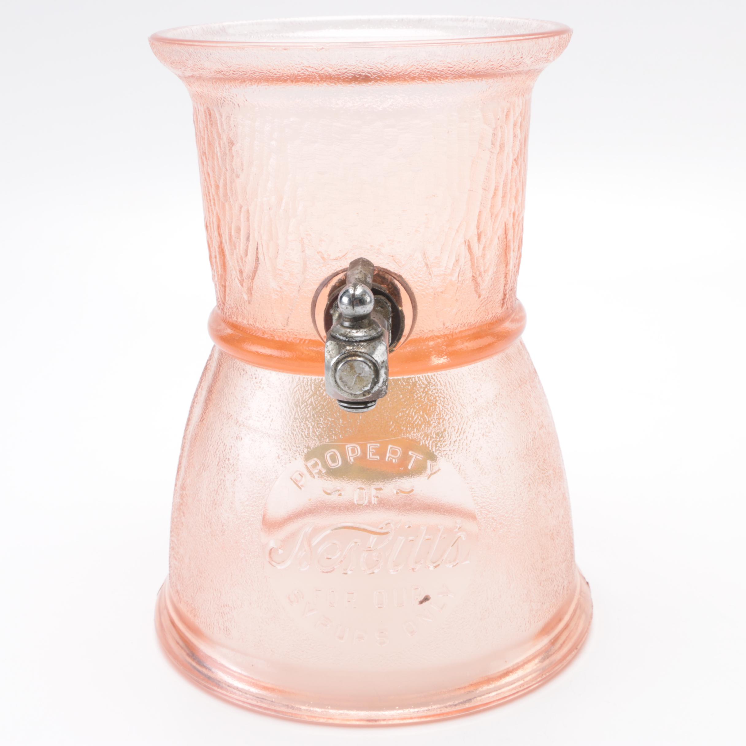 Vintage Beverage Servers from Miller's Drug Store, West Virginia