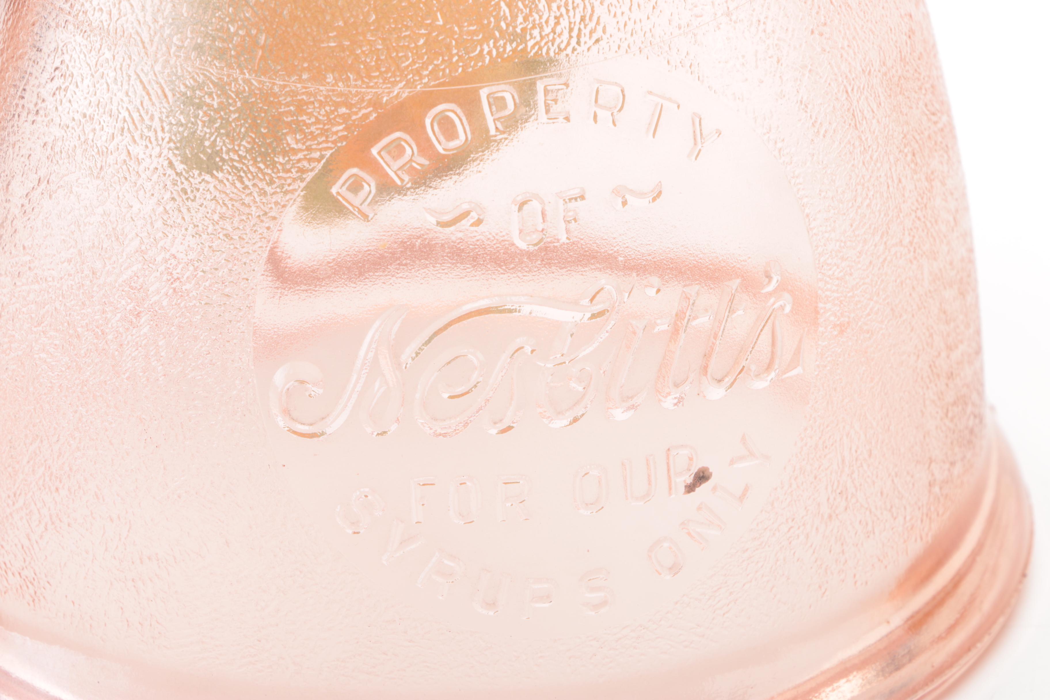 Vintage Beverage Servers from Miller's Drug Store, West Virginia