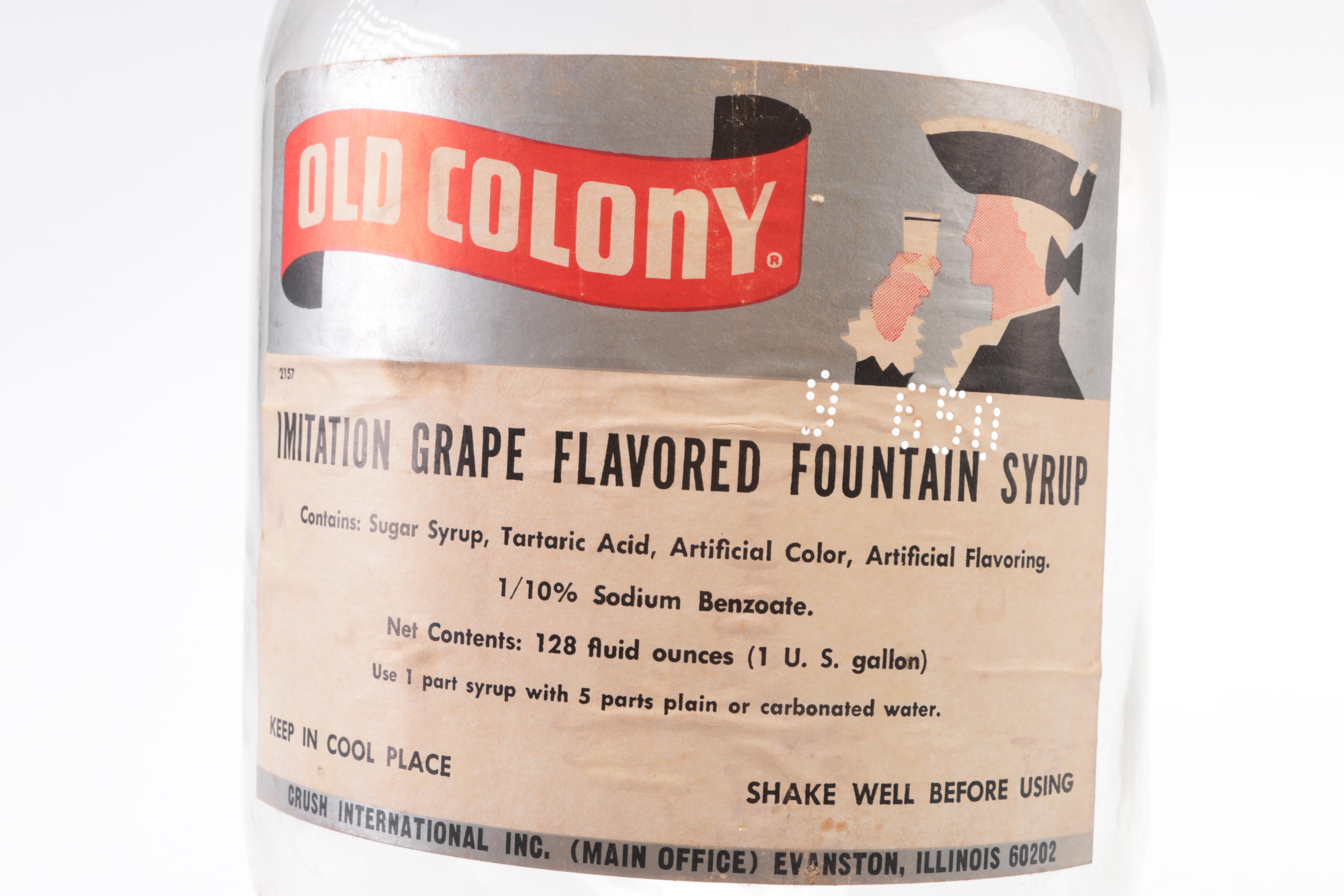 Vintage Beverage Servers from Miller's Drug Store, West Virginia