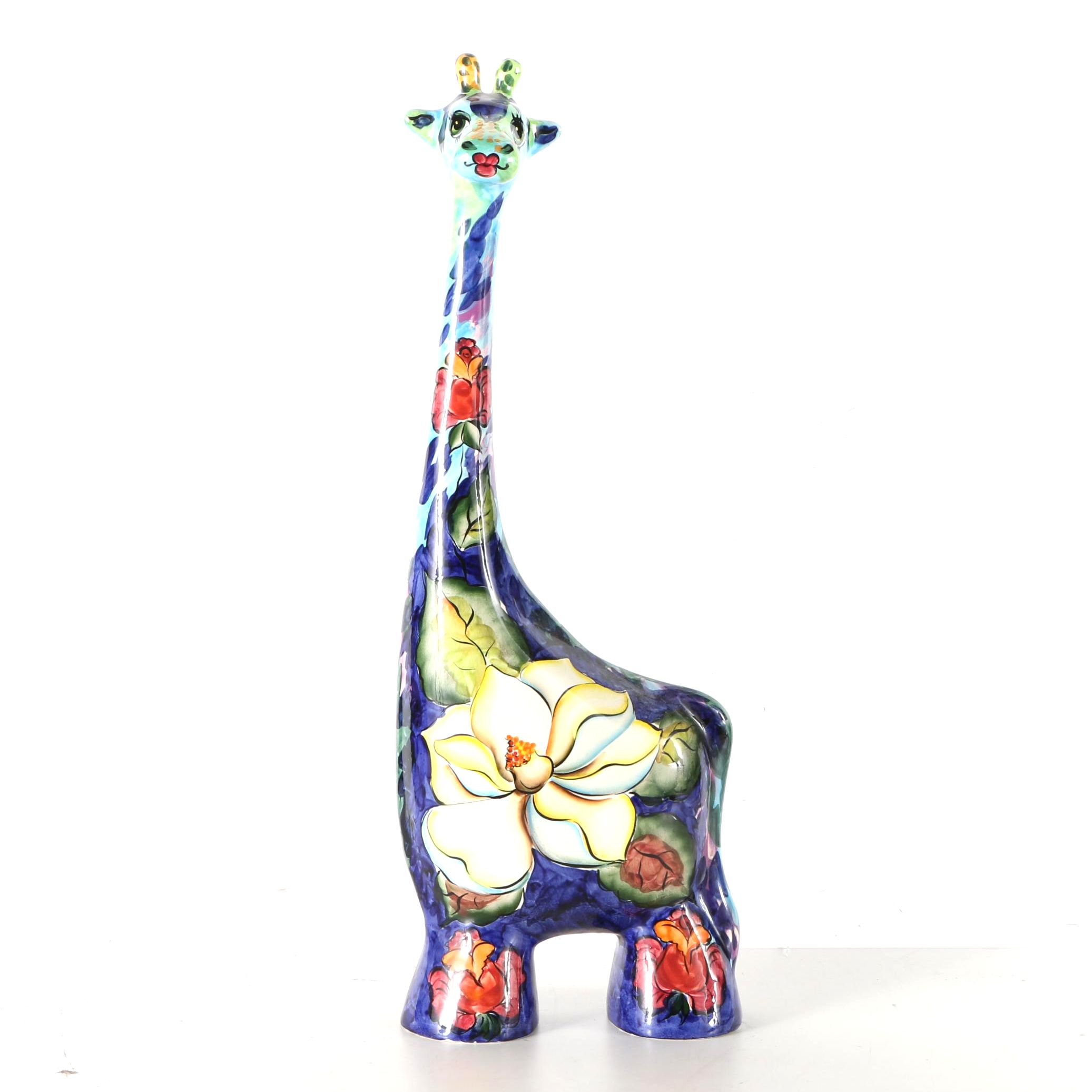 Limited Edition Turov Art Ceramics Giraffe Figurine